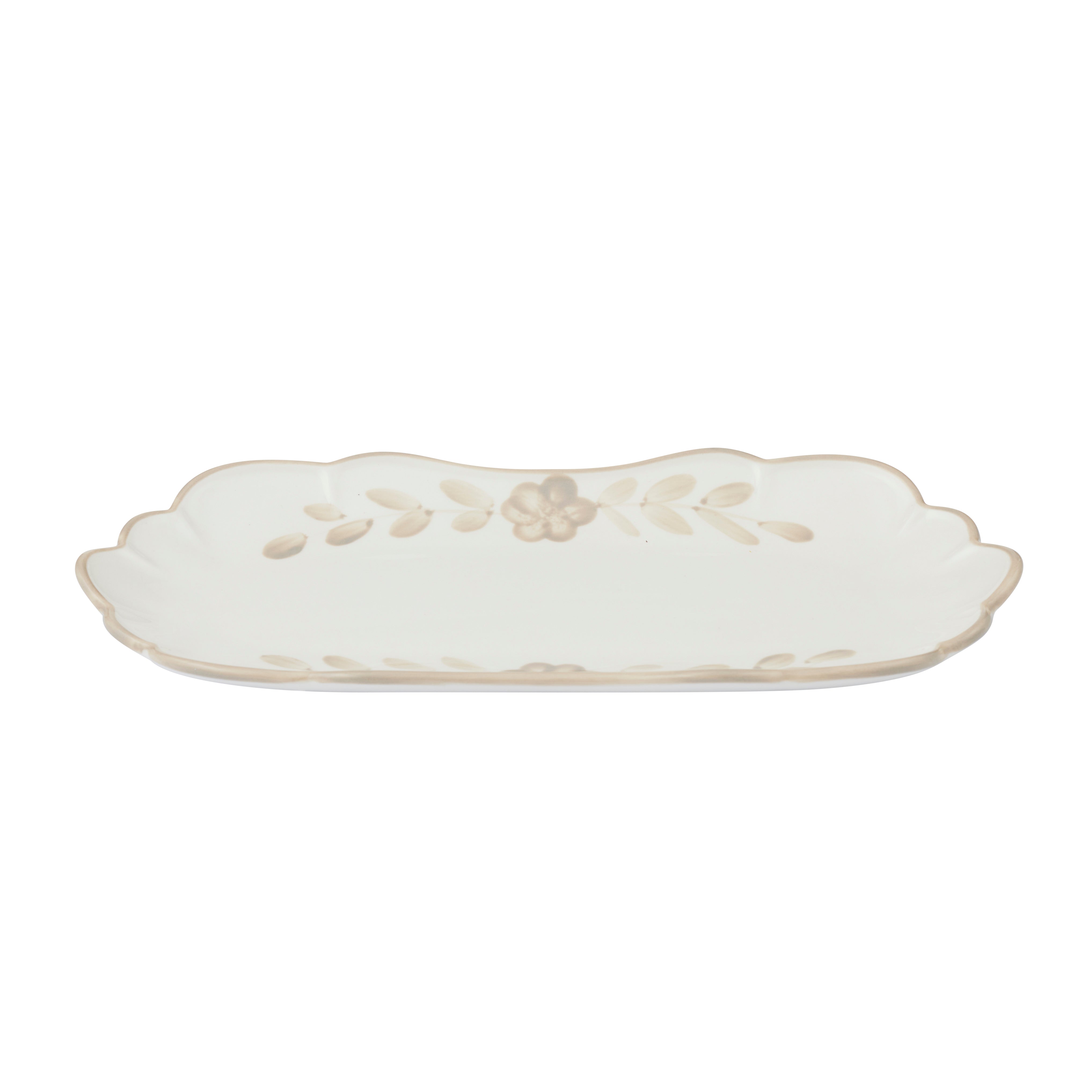 Alma Ceramic Platter 13x30x3.5cm Taupe-Dining & Entertaining-Coast To Coast Home-The Bay Room