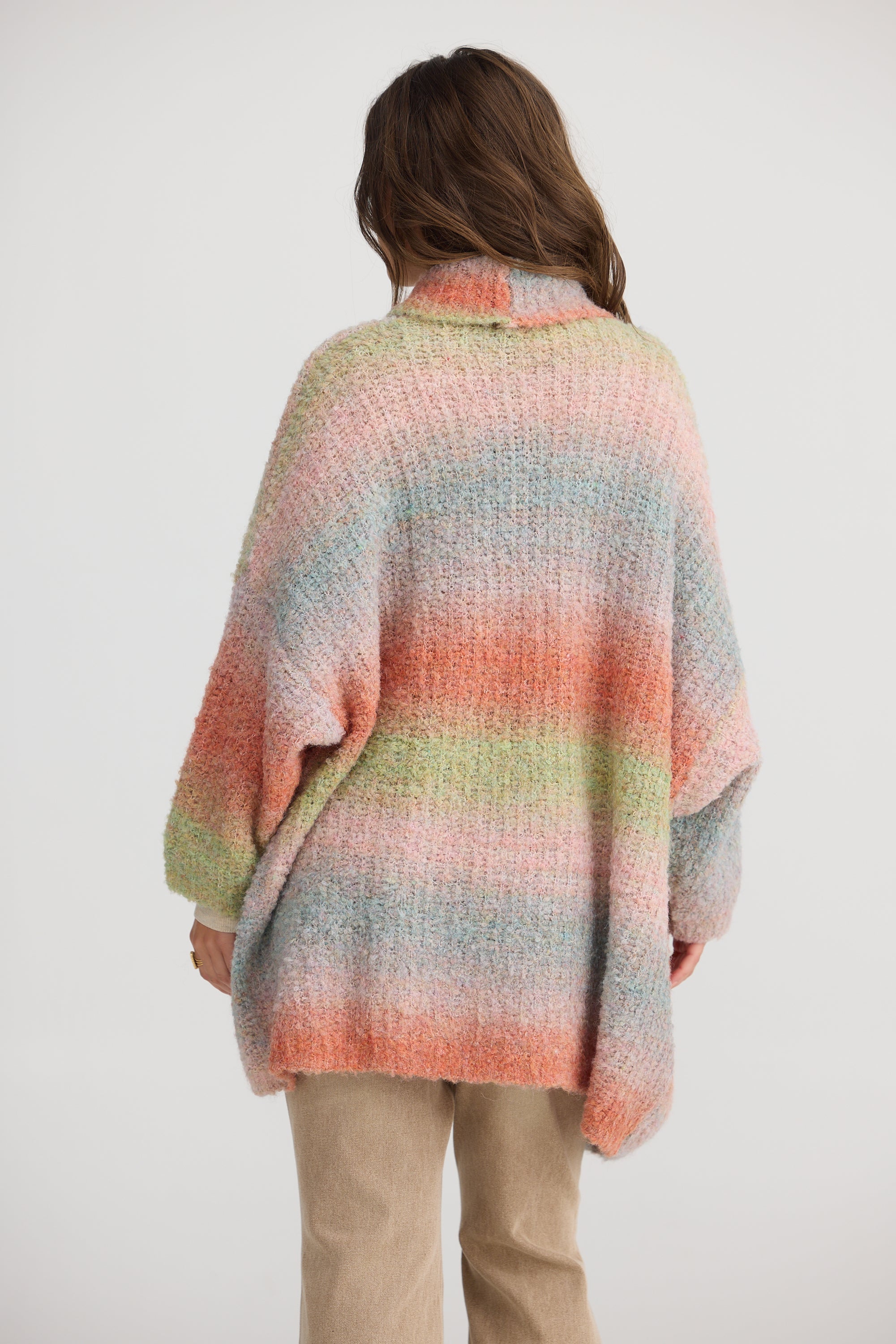 Amara Cardigan - Musk-Knitwear & Jumpers-Talisman-The Bay Room