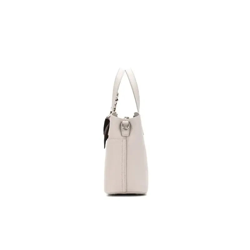 Amelie Oatmeal 2 Piece Top Handle Bag-Bags & Clutches-Black Caviar Designs-The Bay Room