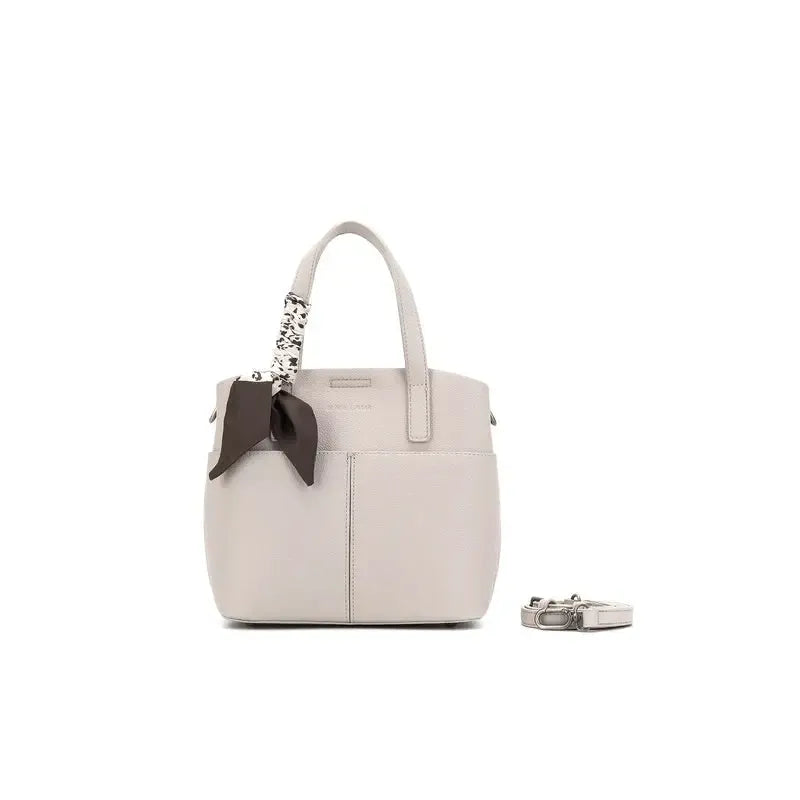 Amelie Oatmeal 2 Piece Top Handle Bag-Bags & Clutches-Black Caviar Designs-The Bay Room