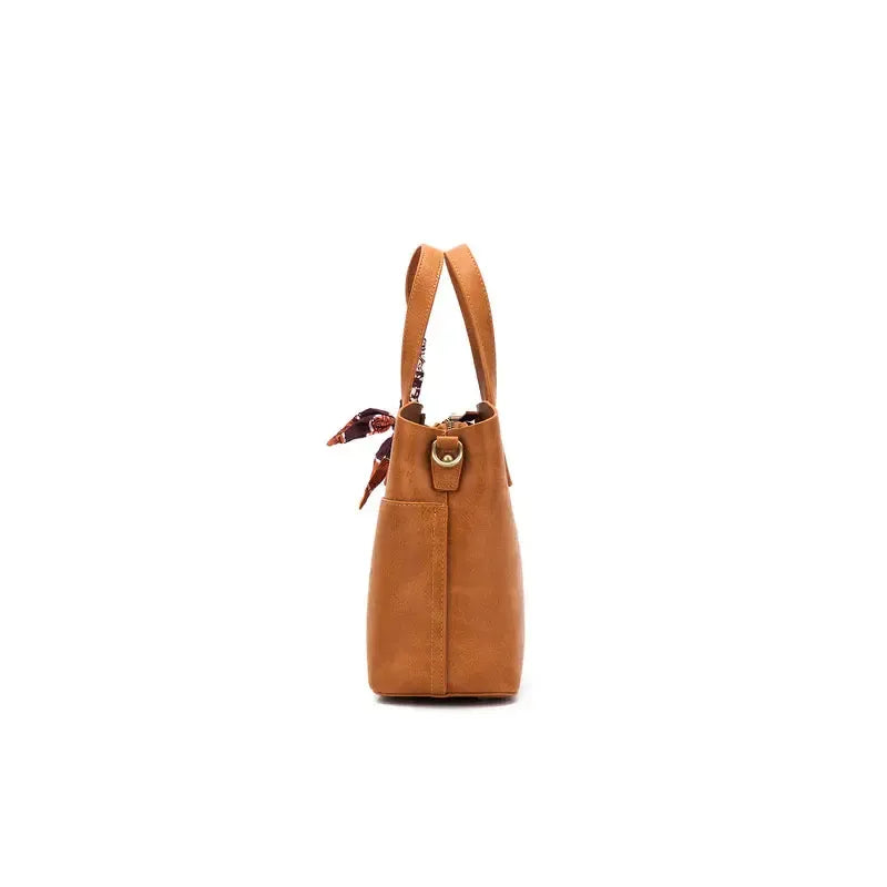 Amelie Tan 2 Piece Top Handle Bag-Bags & Clutches-Black Caviar Designs-The Bay Room
