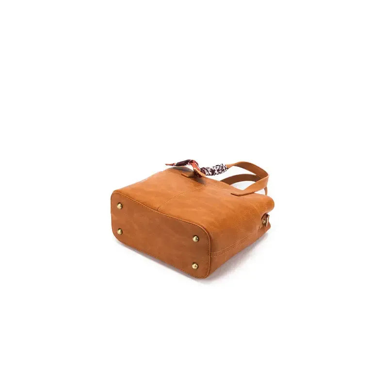 Amelie Tan 2 Piece Top Handle Bag-Bags & Clutches-Black Caviar Designs-The Bay Room