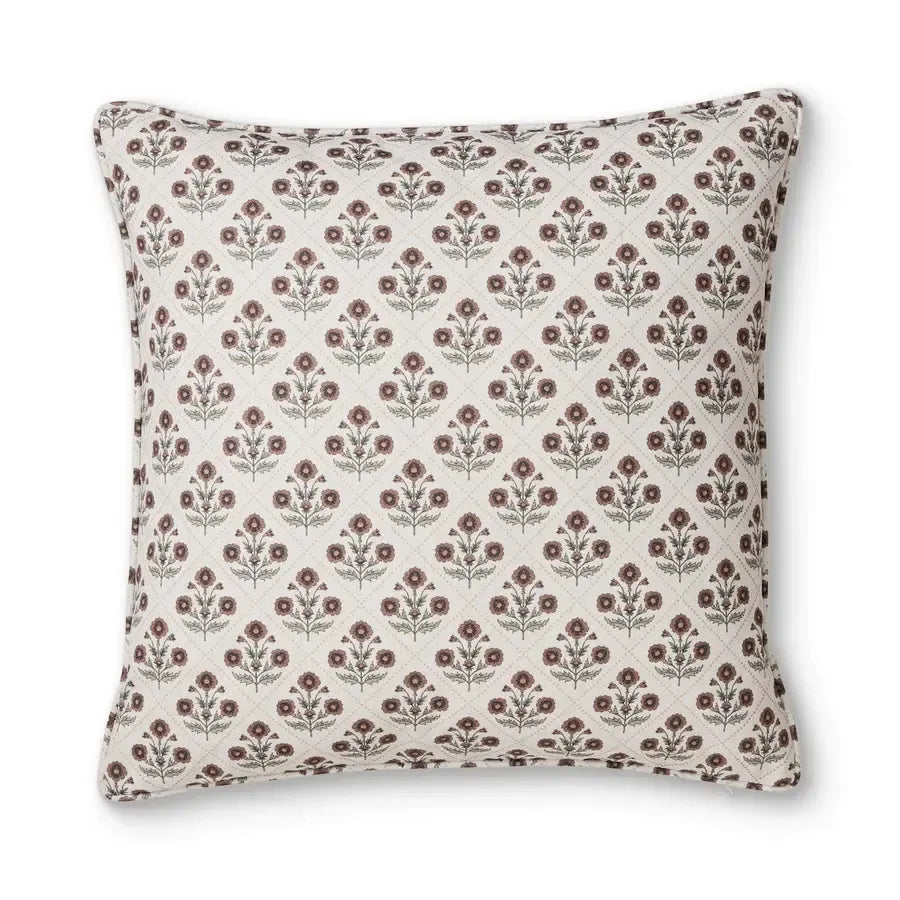 Amira Rust Cushion 55x55cm-Soft Furnishings-Madras Link-The Bay Room