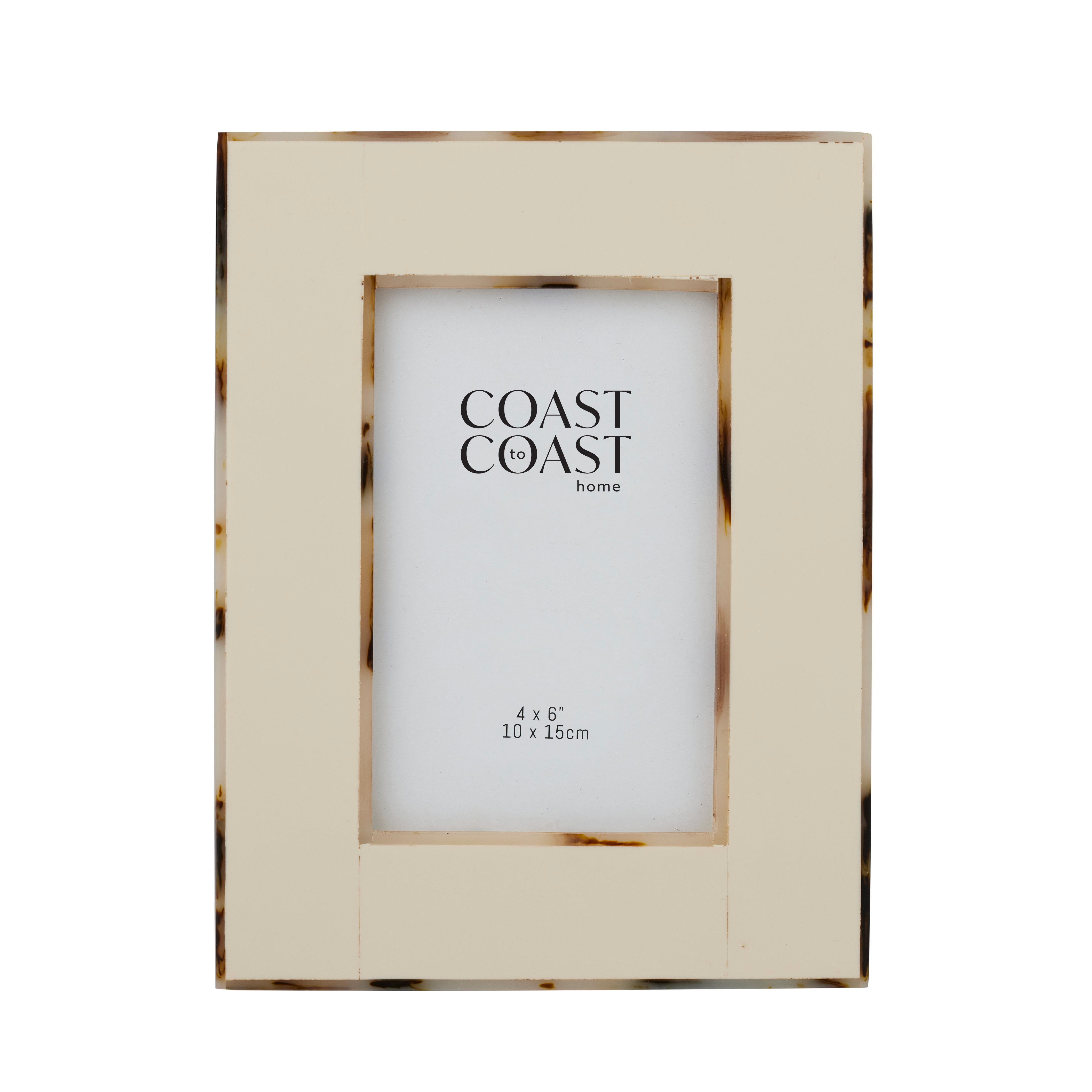 Andover Resin 4x6" Photo Frame 16.5x21.5cm Natural-Decor Items-Coast To Coast Home-The Bay Room