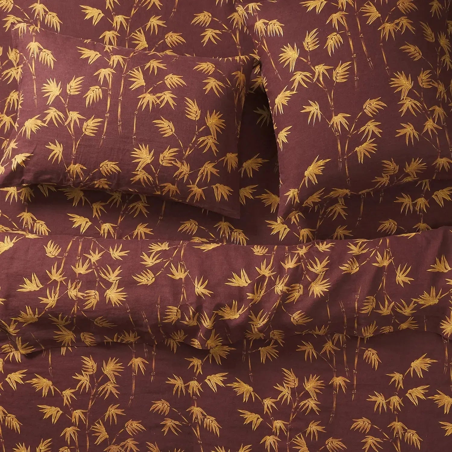 Aneta Linen Euro Pillowcase Set - Rosewood-Soft Furnishings-Sage & Clare-The Bay Room