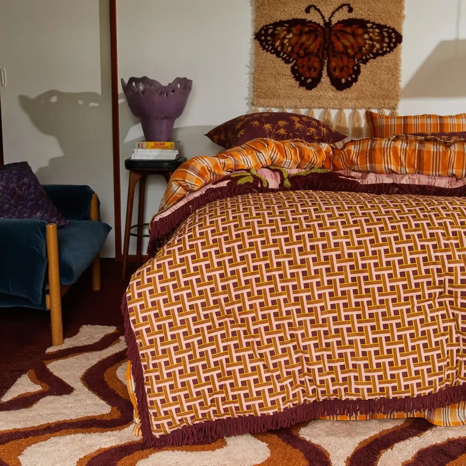 Aneta Tufted Blanket-Soft Furnishings-Sage & Clare-The Bay Room