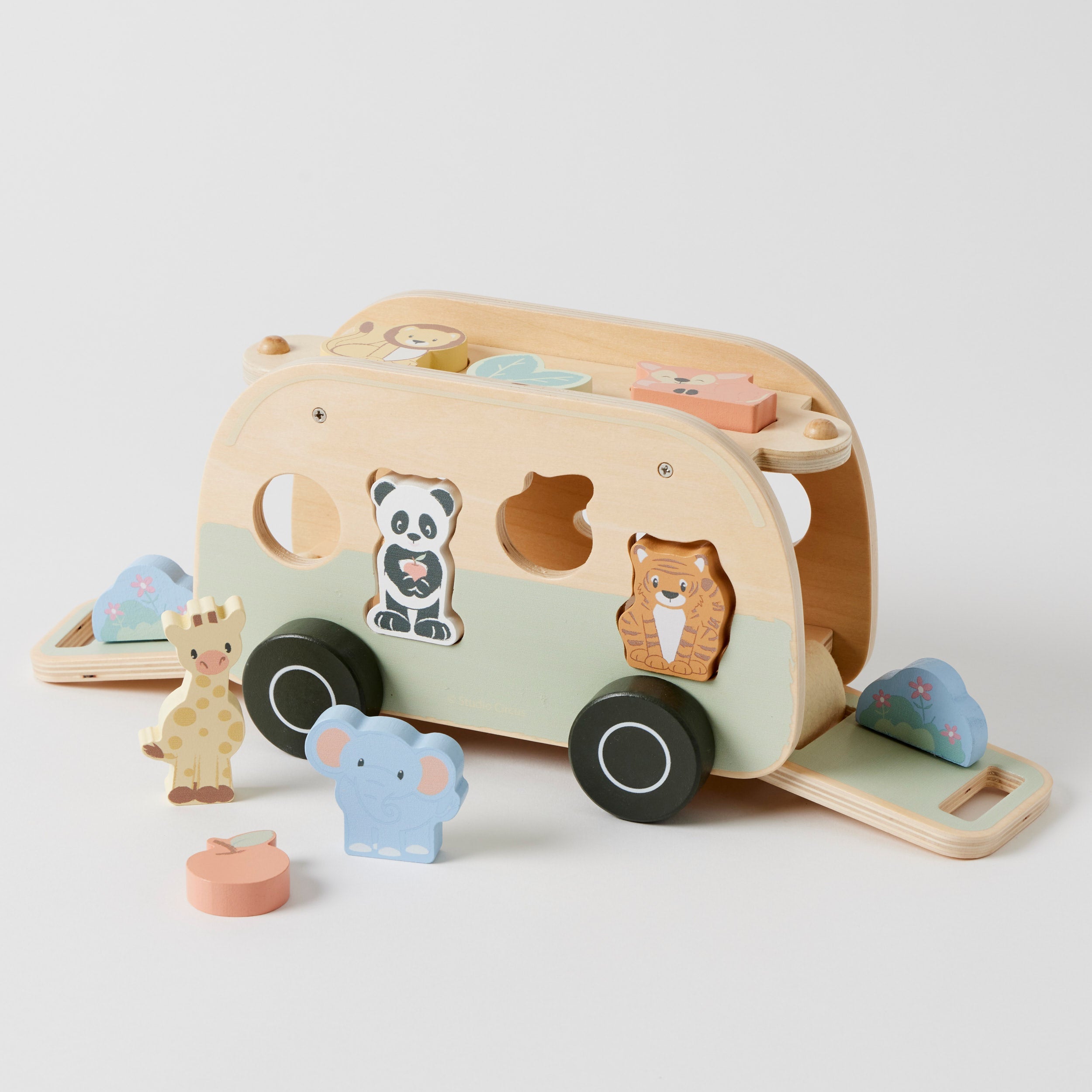 Animal Camper Van Sorter-Toys-Pilbeam Living-The Bay Room