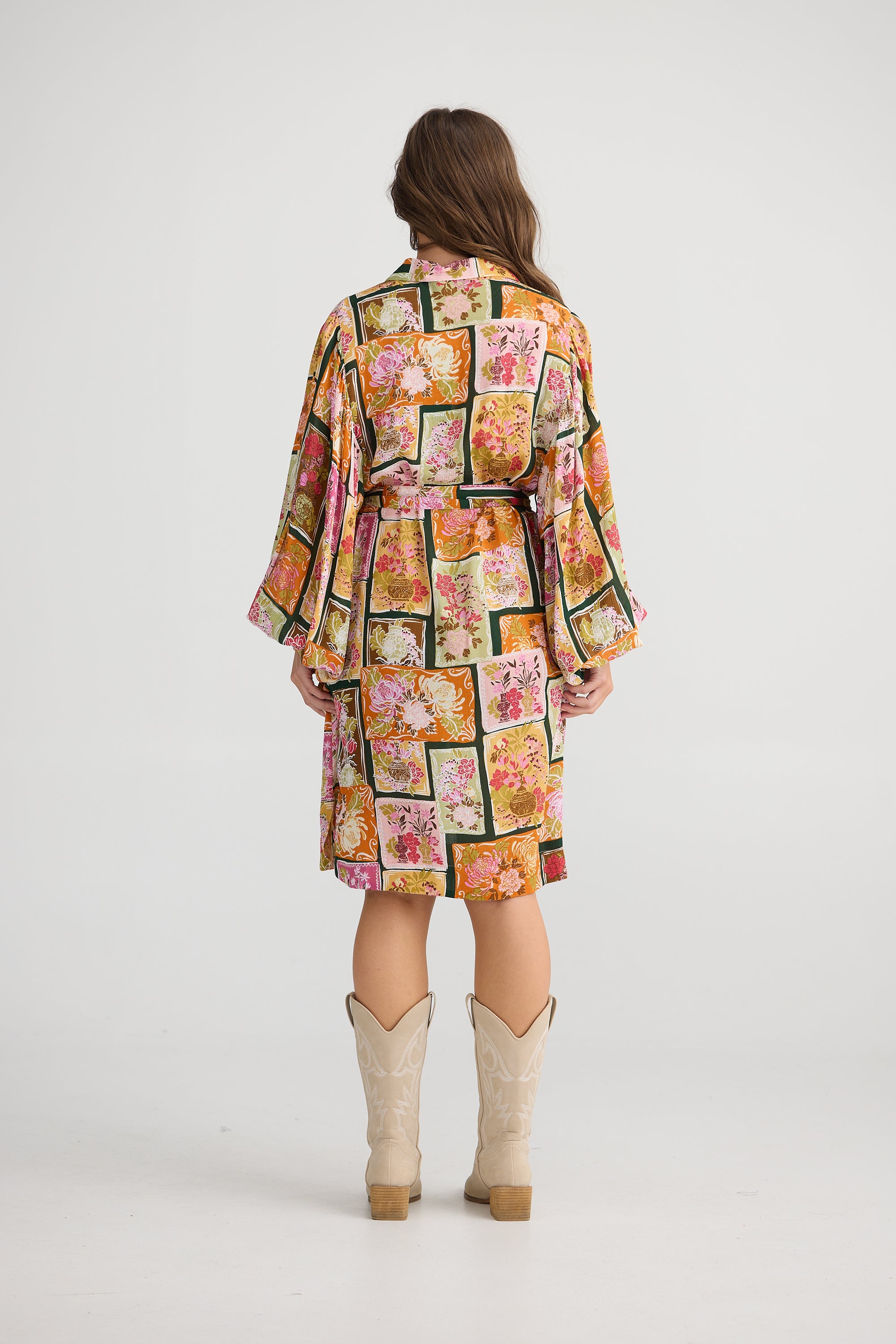 Annabelle Dress - Postcard Petals-Dresses-Talisman-The Bay Room