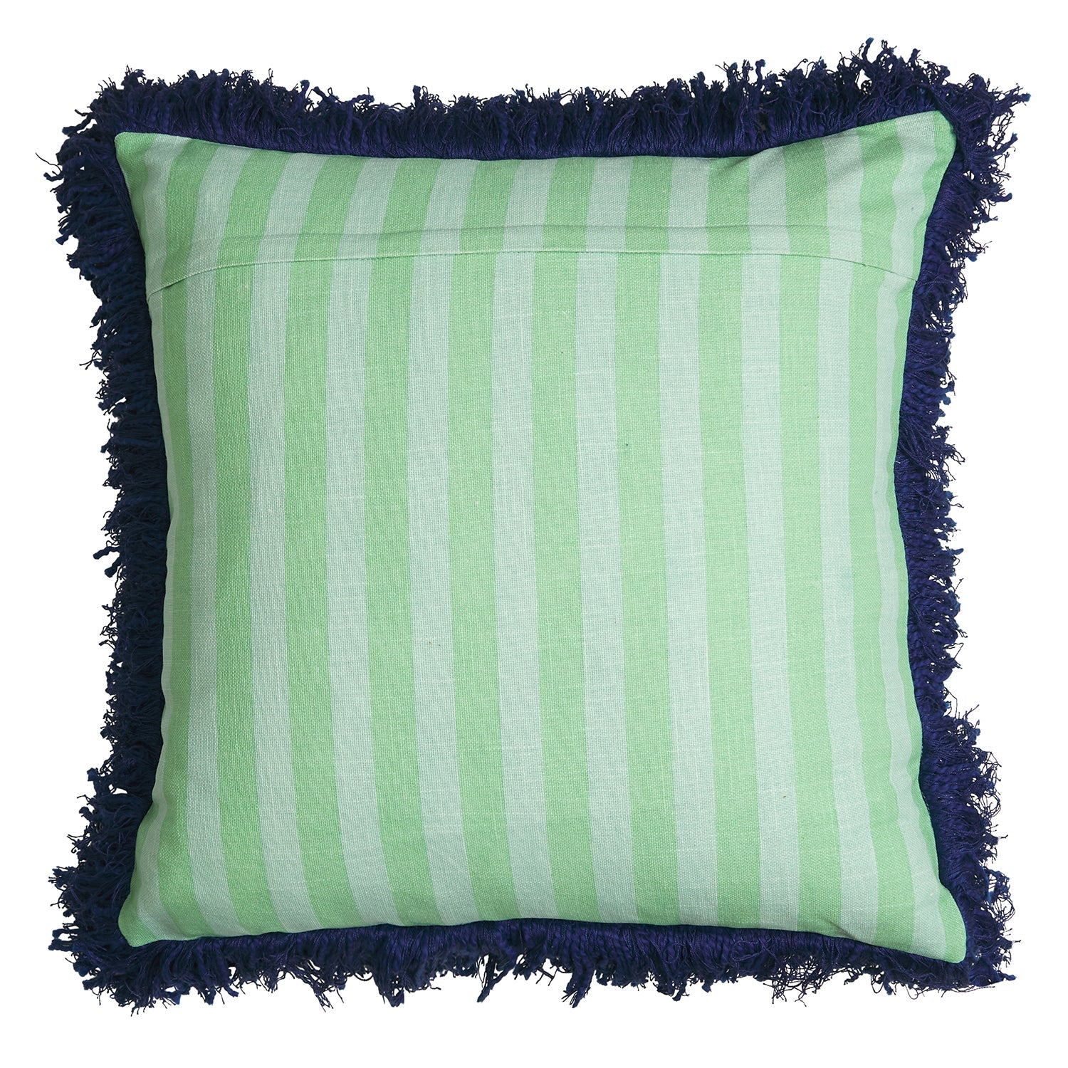 Annette Embroidered Cushion - Jade-Soft Furnishings-Sage & Clare-The Bay Room