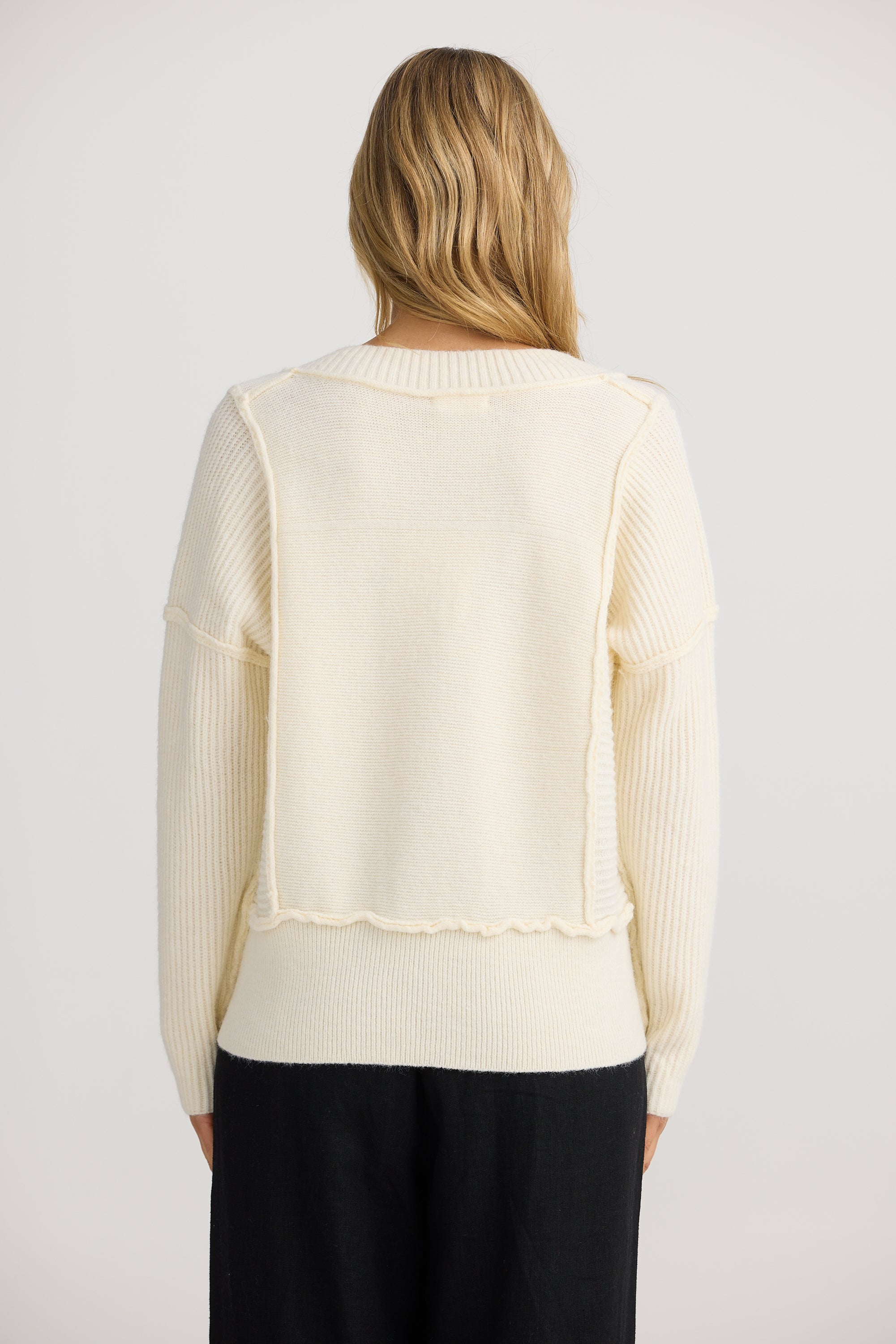 Annona Knit - Natural-Knitwear & Jumpers-The Shanty Corporation-The Bay Room