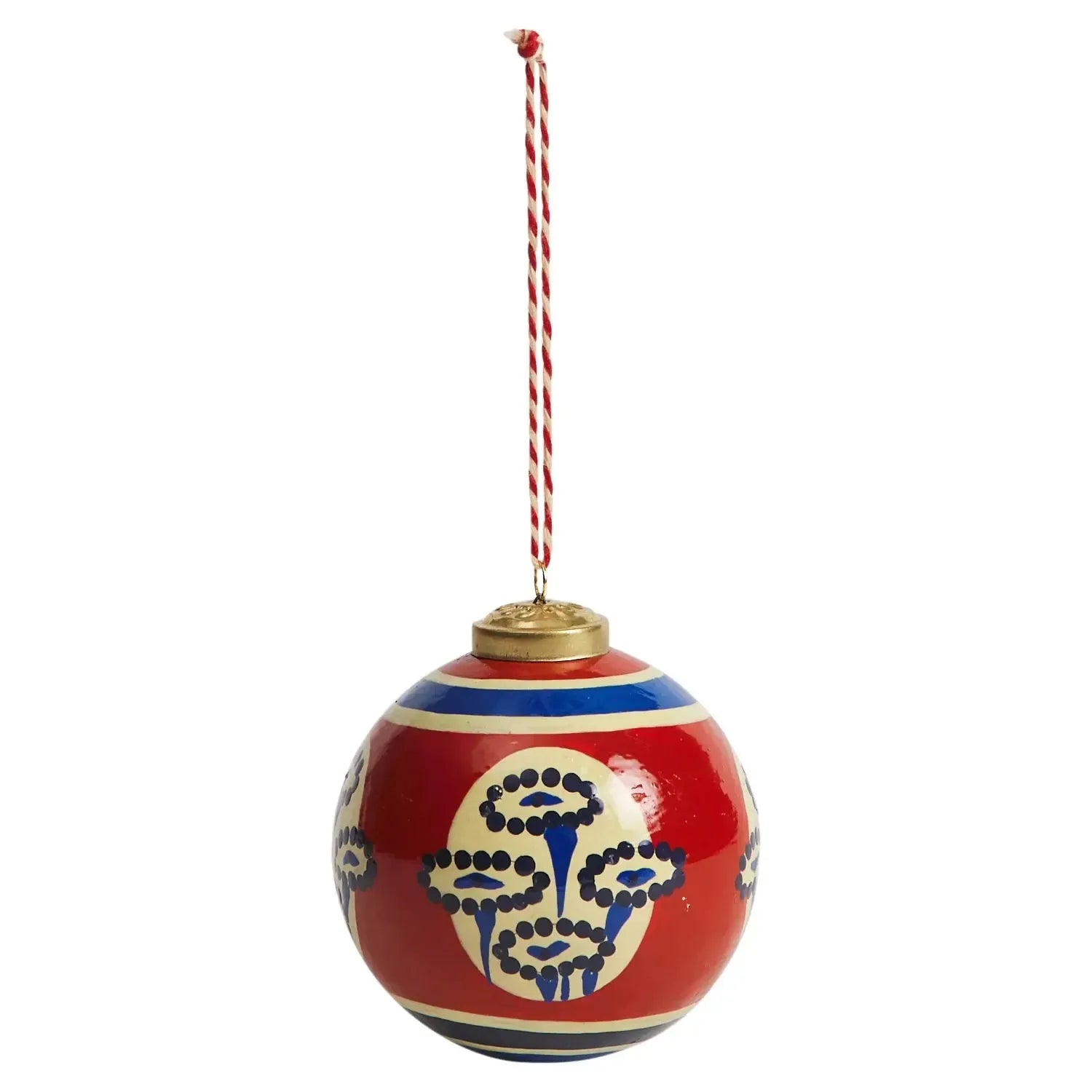 Antonella Bauble - Crimson-Christmas-Sage & Clare-The Bay Room