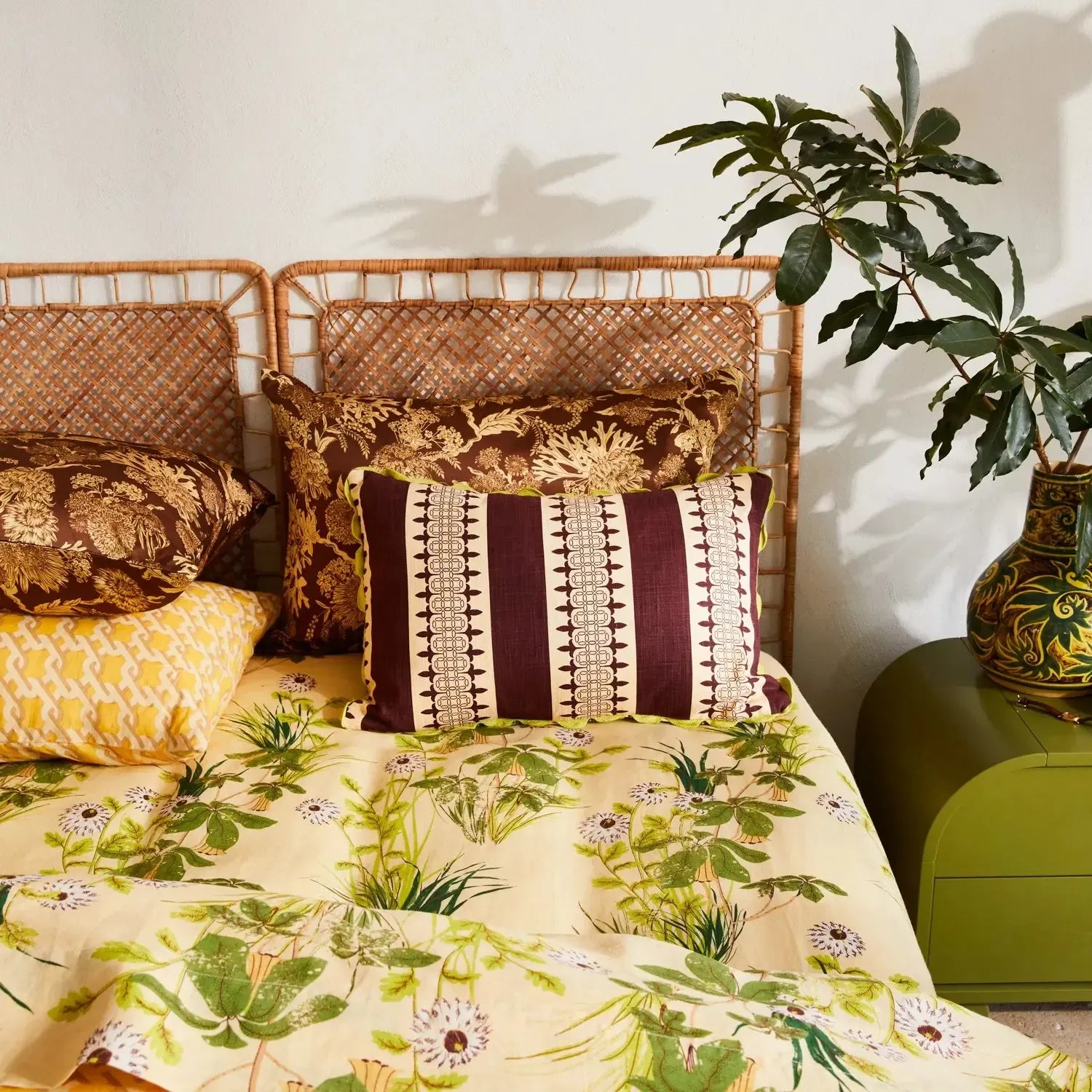 Antonella Cushion - Anise-Soft Furnishings-Sage & Clare-The Bay Room