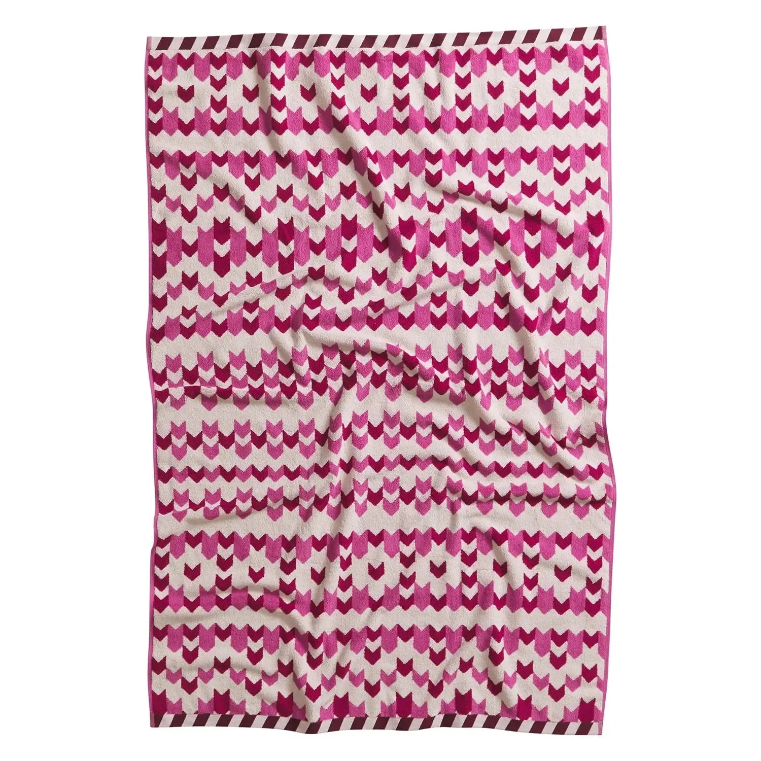 Arlette Bath Sheet - Fuchsia-Soft Furnishings-Sage & Clare-The Bay Room