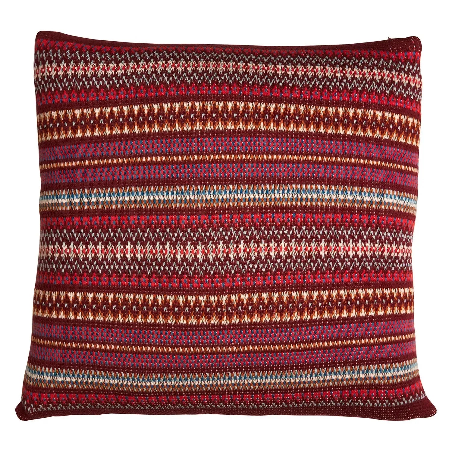 Arlette Knit Cushion - Mahogany-Soft Furnishings-Sage & Clare-The Bay Room