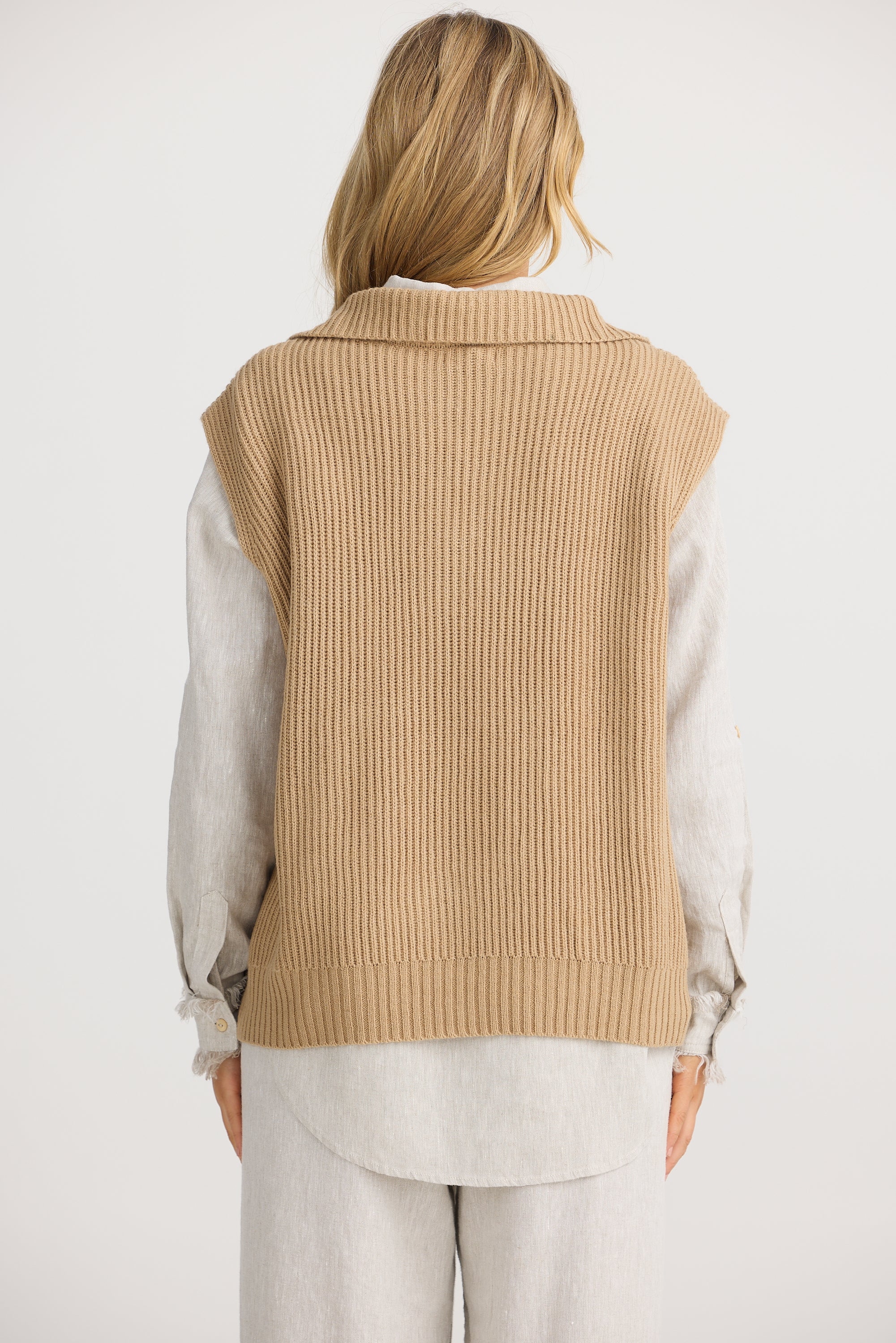 Arlo Vest - Oatmeal-Jackets, Coats & Vests-The Shanty Corporation-The Bay Room