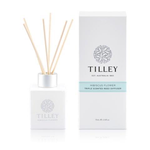 Aromatic Reed Diffuser 75mL - Asst Fragrance-Candles & Fragrances-Tilley-Hibiscus Flower-The Bay Room