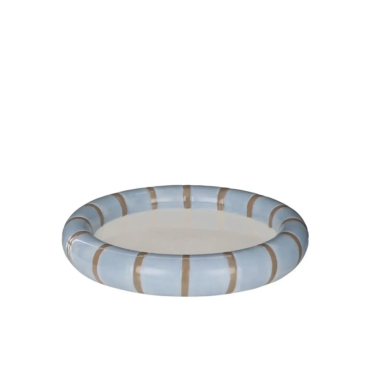 Astrid Stripe Dish 20x20x3cm-Decor Items-Emporium-The Bay Room