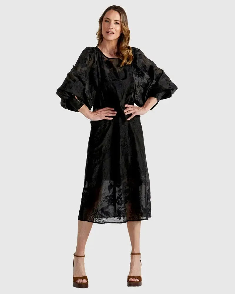 Aurora Dress - Black-Dresses-Fate + Becker-The Bay Room