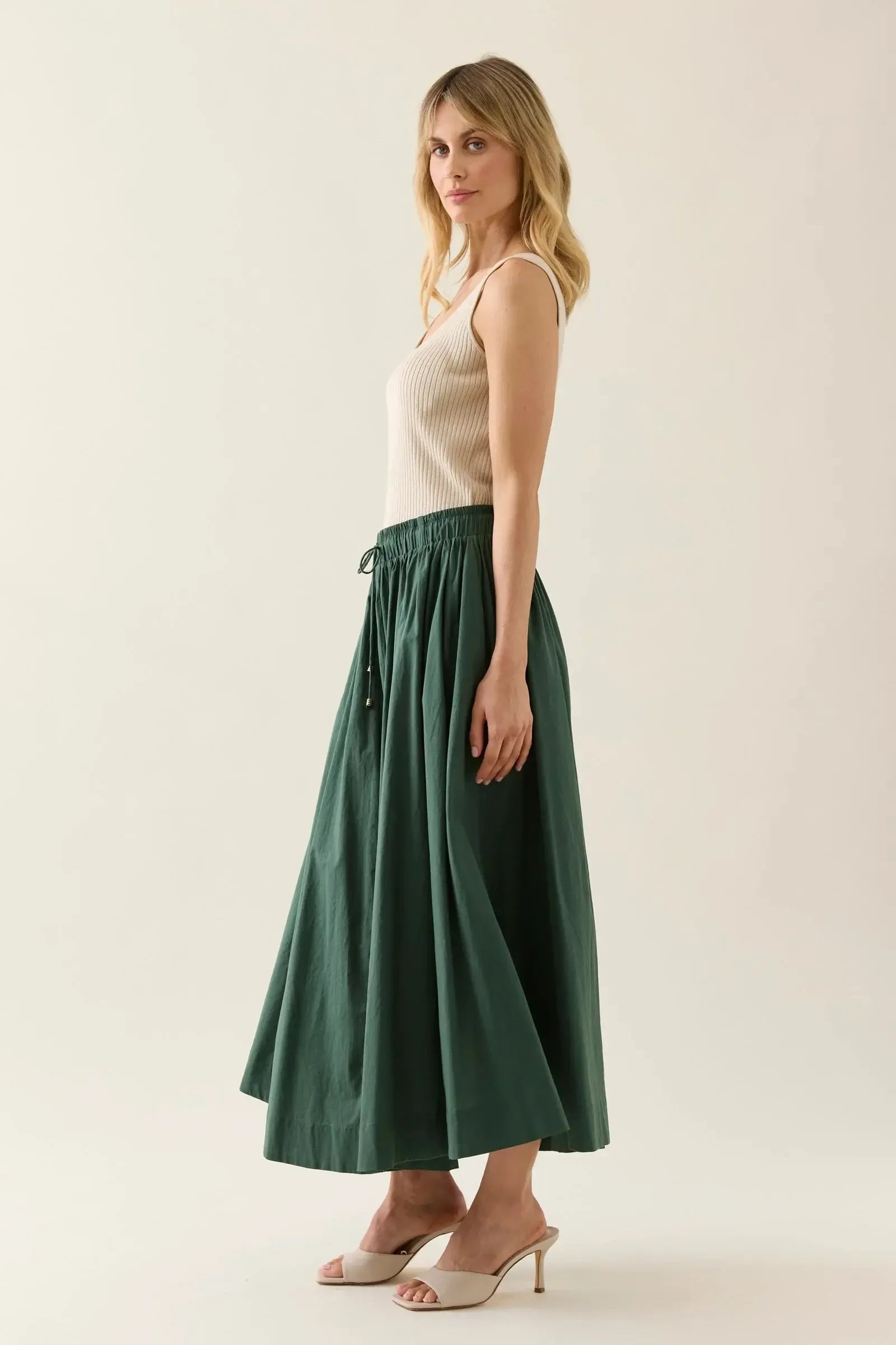 Aurora Maxi Skirt - Myrtle-Isle Of Mine-The Bay Room