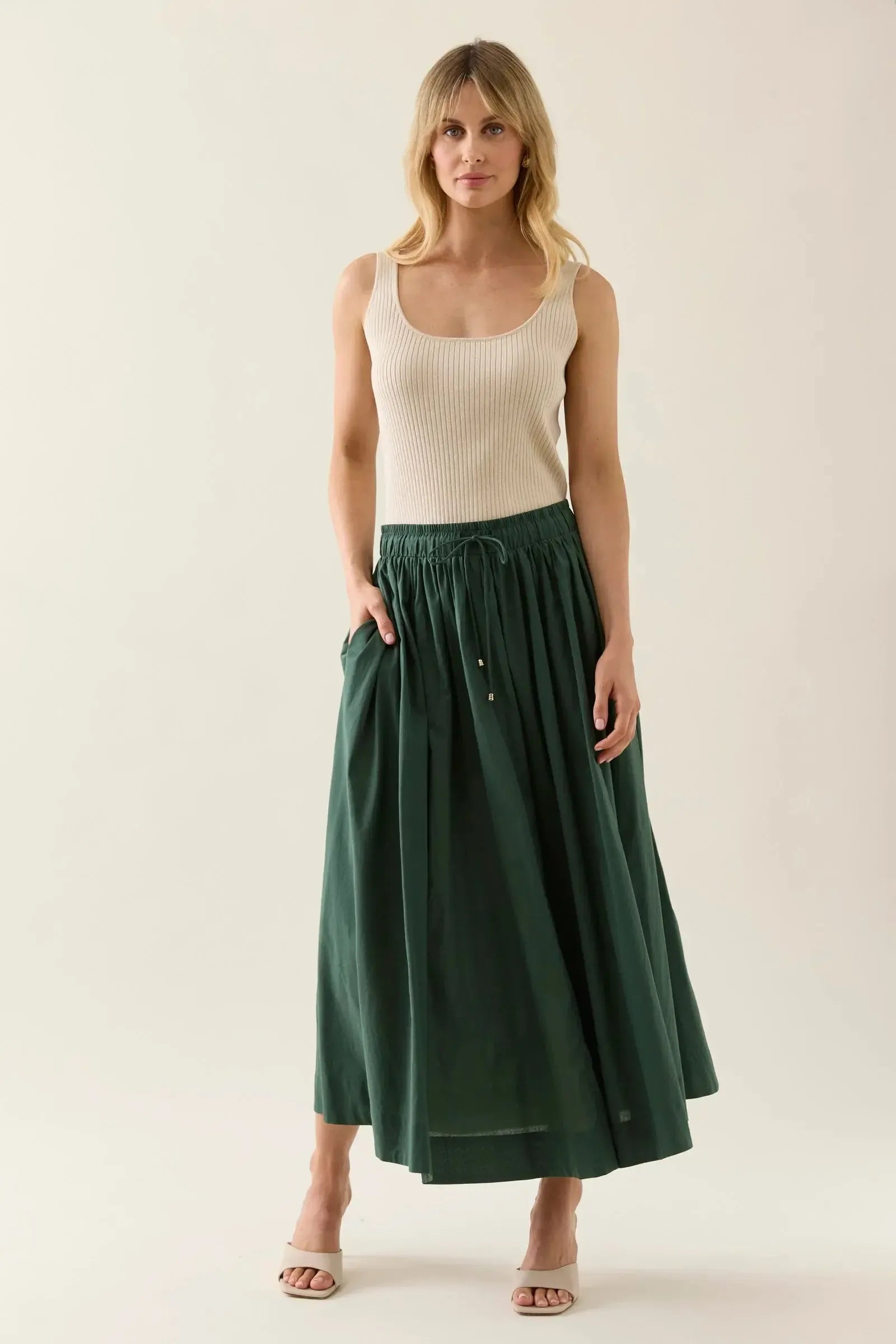 Aurora Maxi Skirt - Myrtle-Isle Of Mine-The Bay Room
