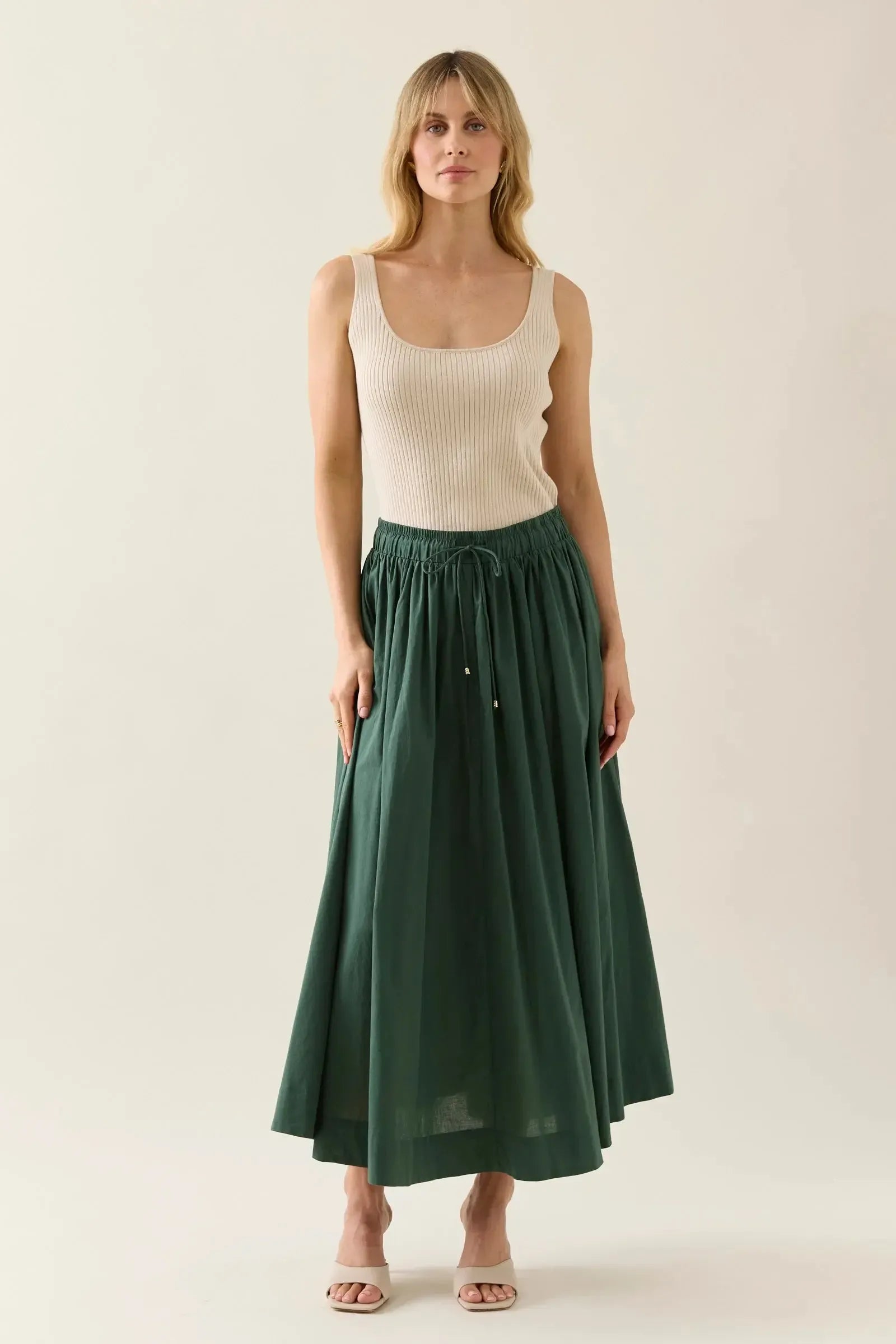 Aurora Maxi Skirt - Myrtle-Isle Of Mine-The Bay Room