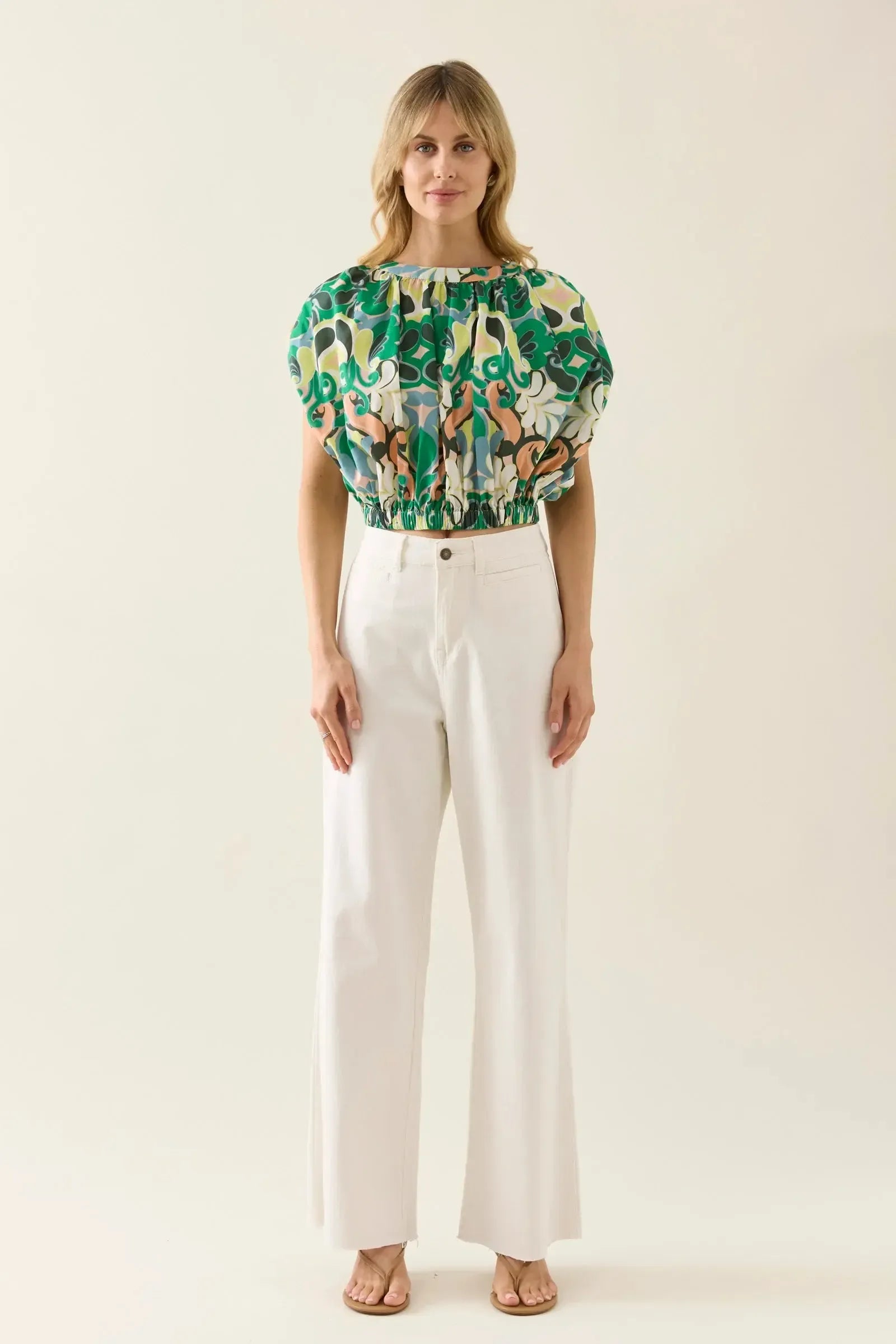 Aurora Reversible Crop Top - Paisley-Isle Of Mine-The Bay Room