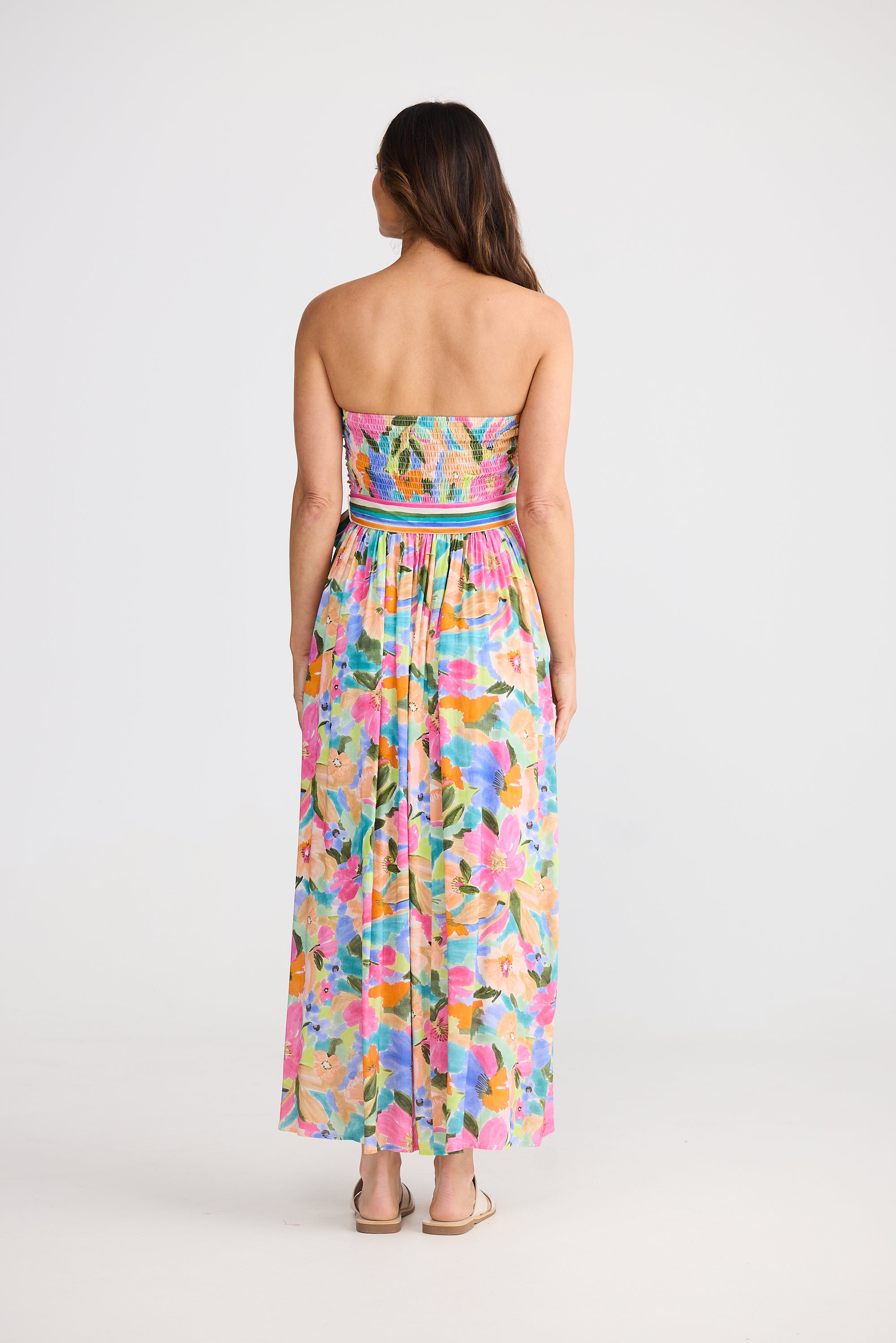 Avalon Dress - Electric Bloom-Dresses-Brave & True-The Bay Room
