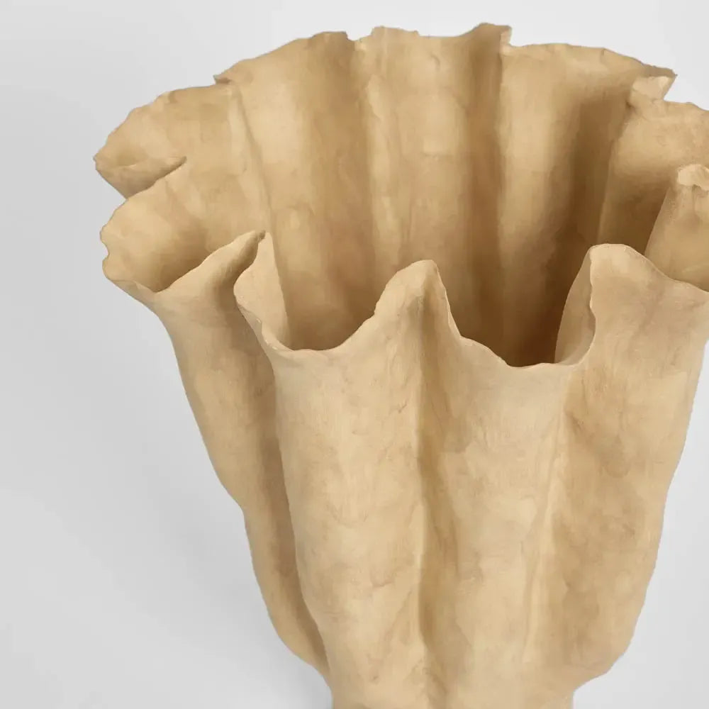 Axel Vase Large Brown-Pots, Planters & Vases-Florabelle-The Bay Room