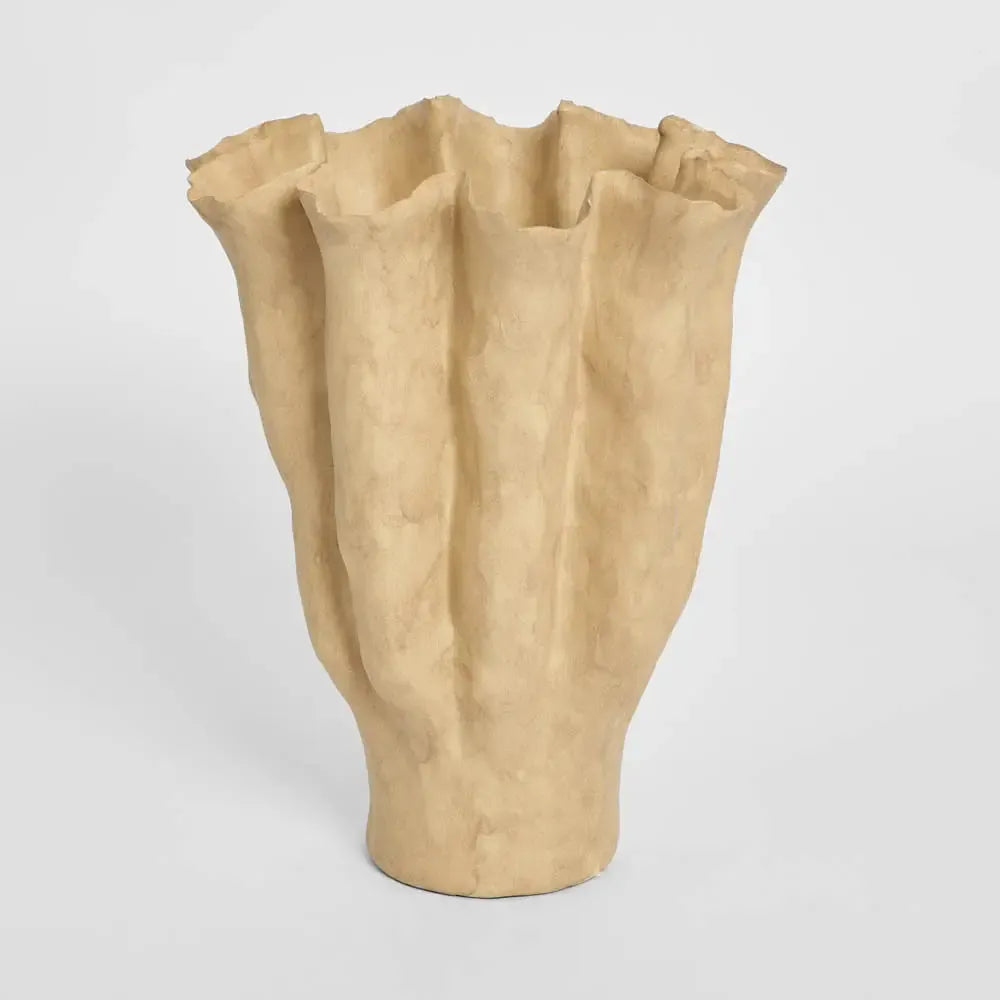Axel Vase Large Brown-Pots, Planters & Vases-Florabelle-The Bay Room