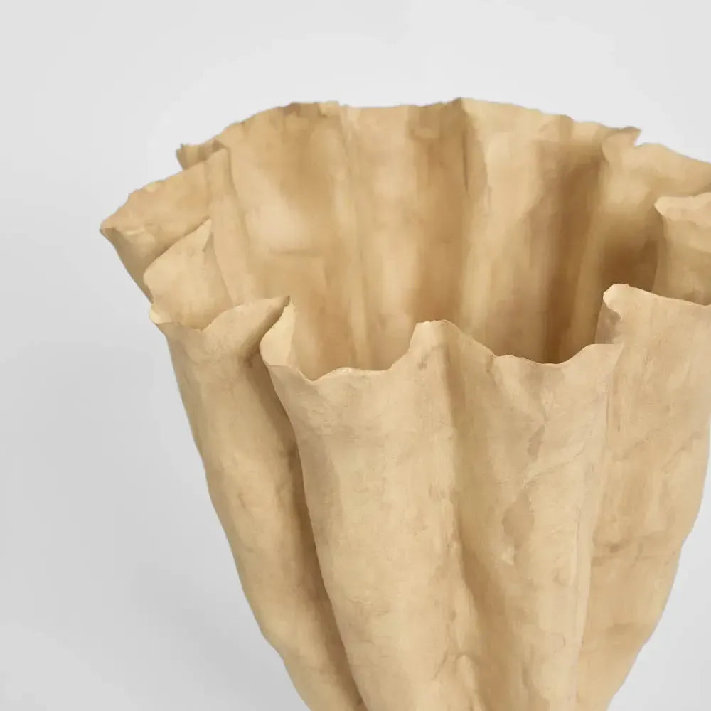 Axel Vase Small Brown-Pots, Planters & Vases-Florabelle-The Bay Room