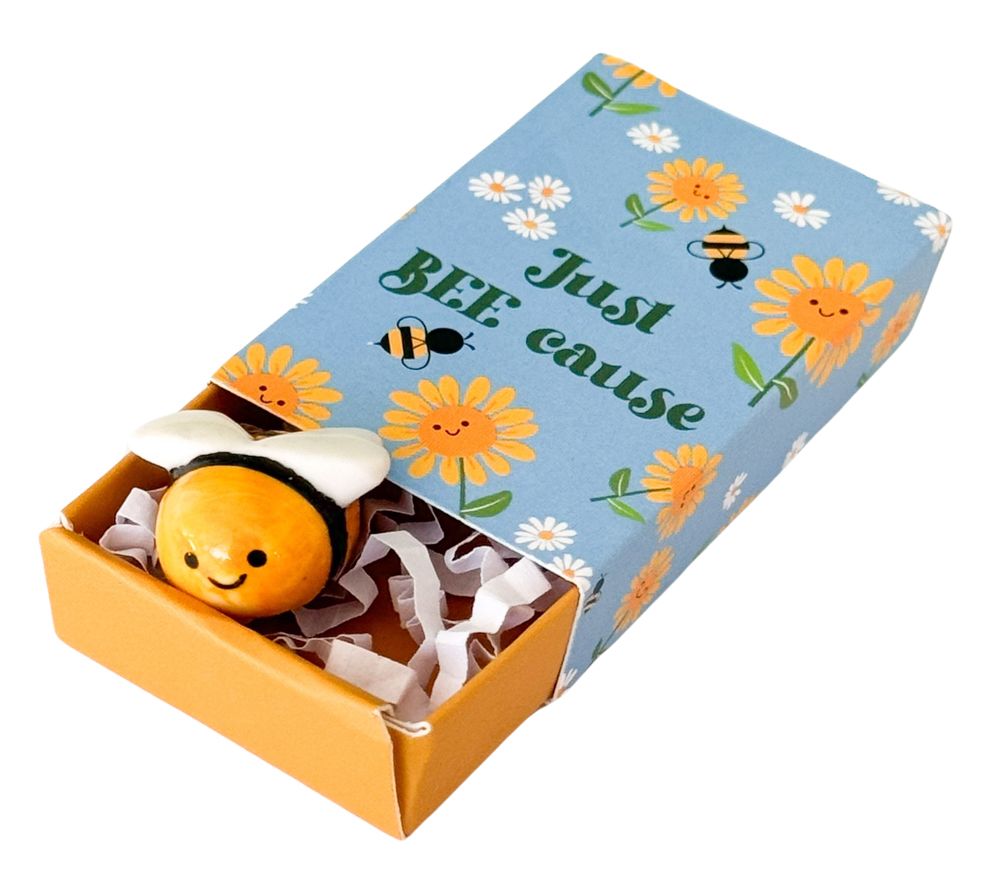 BEE Cause Matchbox Memory Blue 5cm-Decor Items-Urban Products-The Bay Room