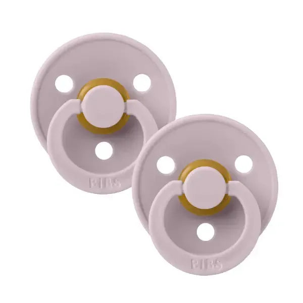 BIBS Colour Dummies Double Pack-Nursery & Nurture-BIBS-Size 1-Dusky Lilac-The Bay Room