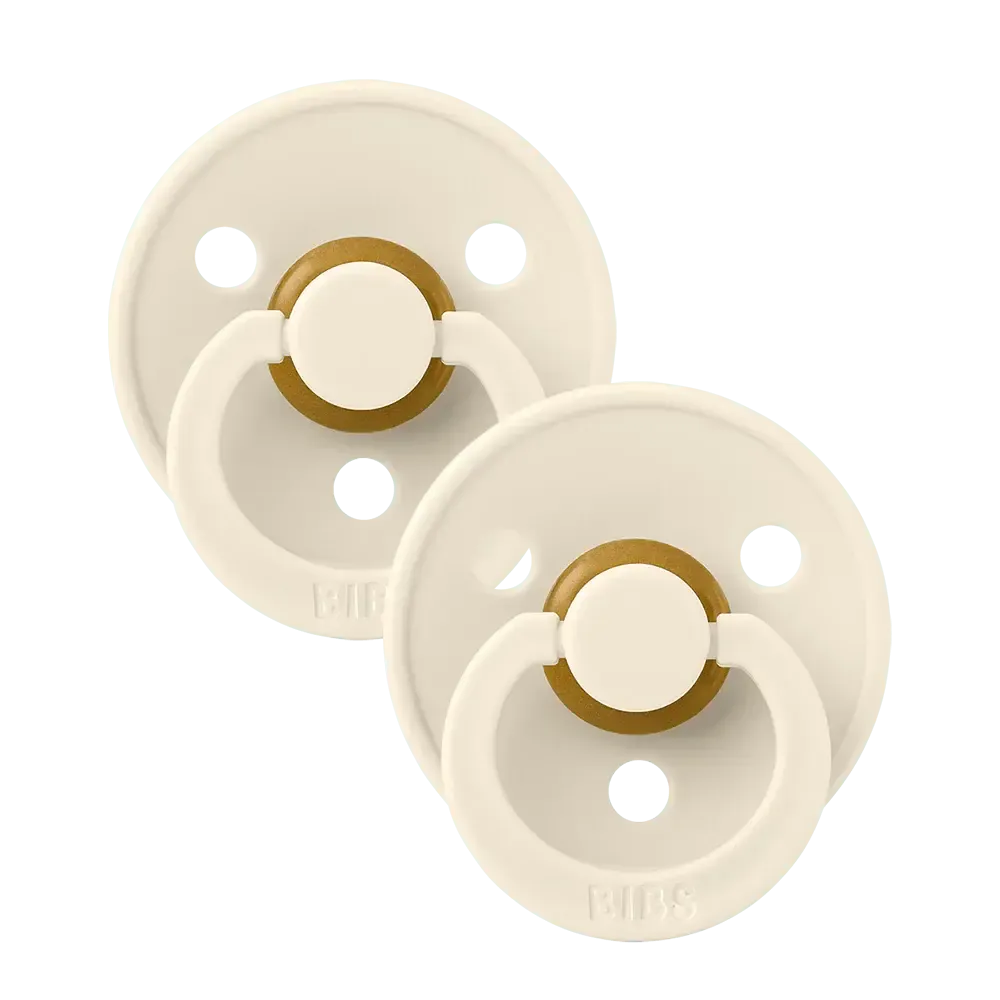 BIBS Colour Dummies Double Pack-Nursery & Nurture-BIBS-Size 1-Ivory-The Bay Room