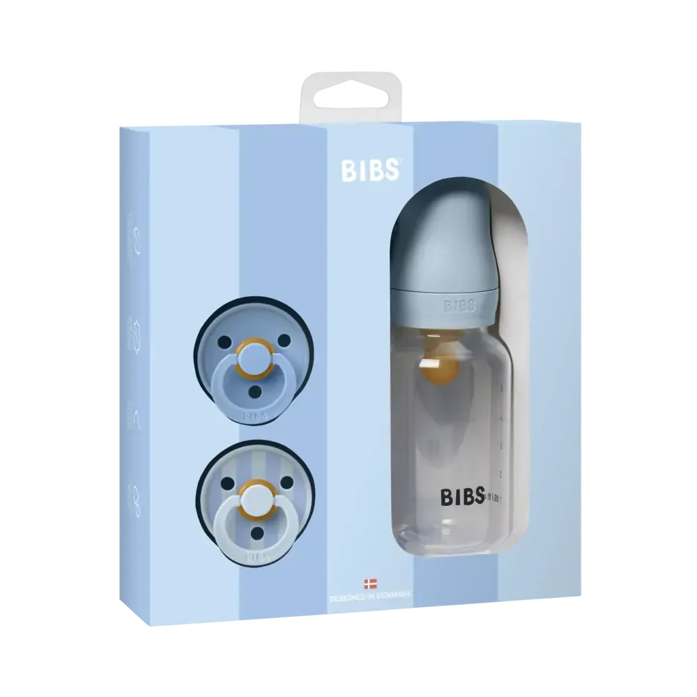 BIBS Gift Set, Baby Sprinkle - Baby Blue-Nursery & Nurture-BIBS-The Bay Room