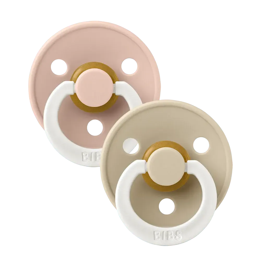 BIBS Night Glow Dummies Double Pack-Nursery & Nurture-BIBS-Size 1-Blush/Vanilla-The Bay Room