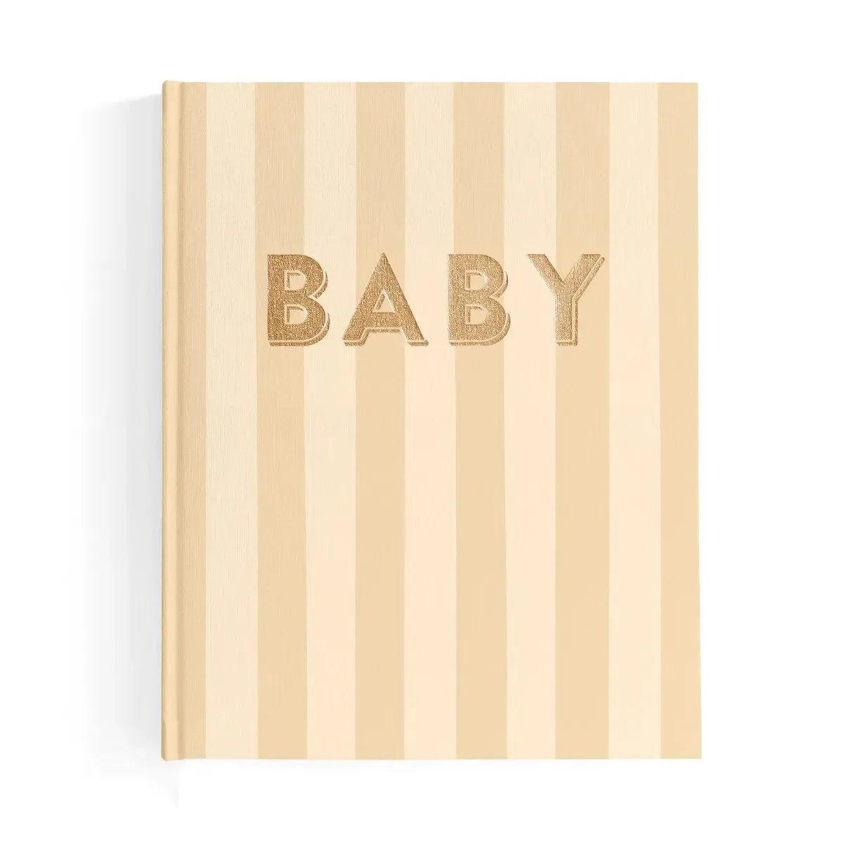 Baby Book Coffee Stripe - 3rd Edition