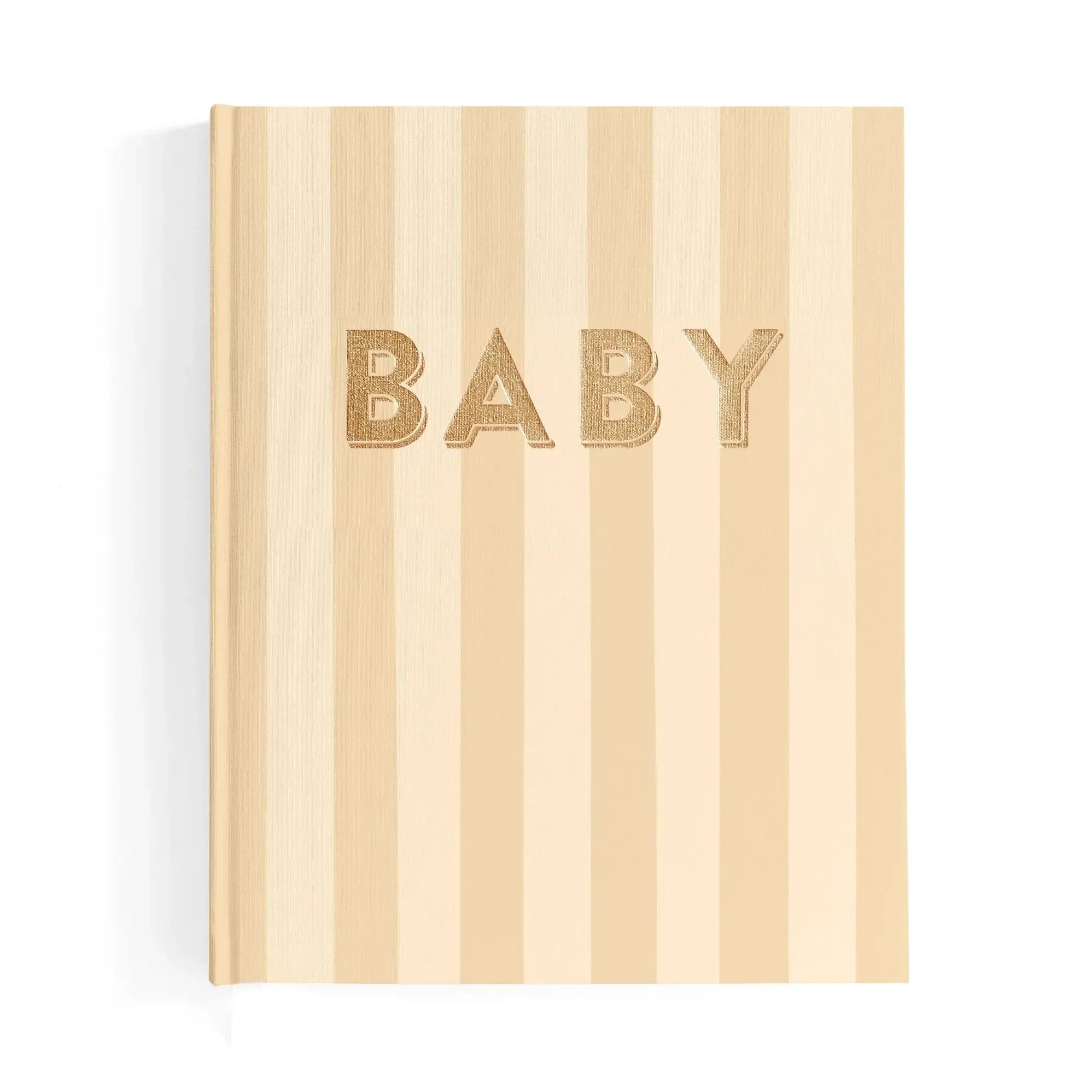 Baby Book Coffee Stripe-Nursery & Nurture-Fox & Fallow-The Bay Room