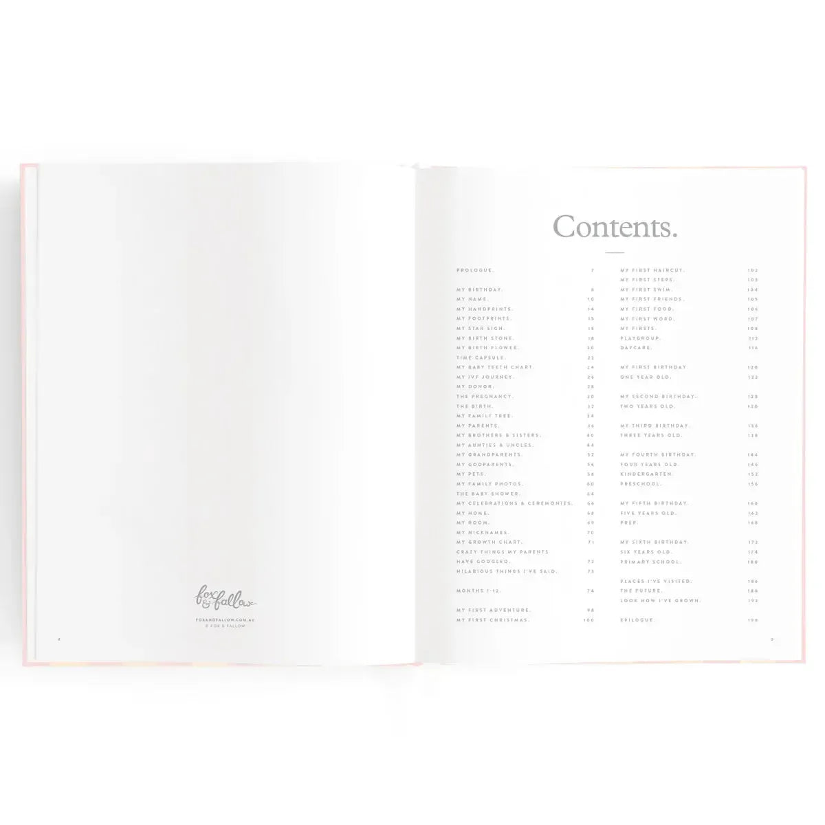 Baby Book Wild Ruscus - 3rd Edition-Nursery & Nurture-Fox & Fallow-The Bay Room