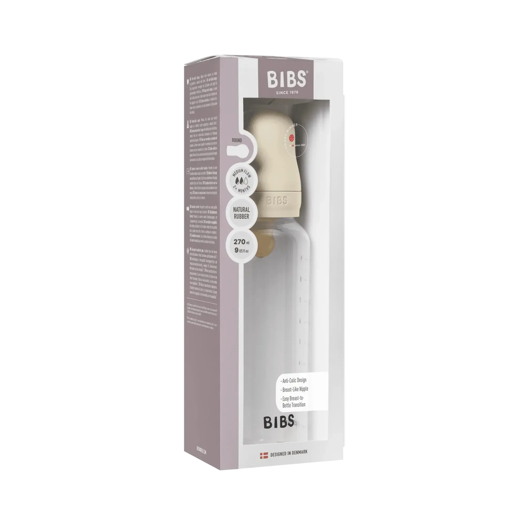 Baby Bottle BPA Free Plastic-Nursery & Nurture-BIBS-The Bay Room