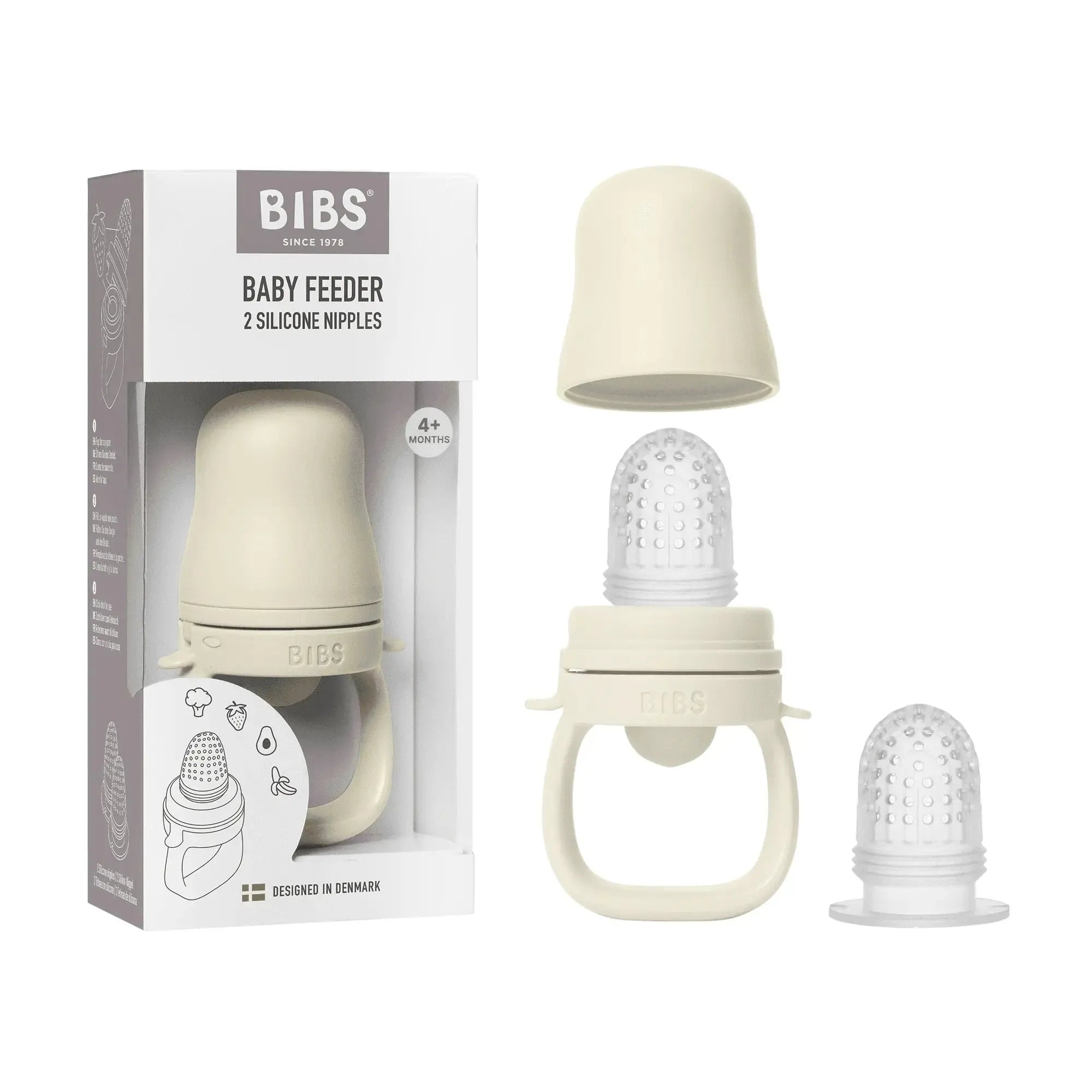 Baby Feeder - Ivory-Nursery & Nurture-BIBS-The Bay Room