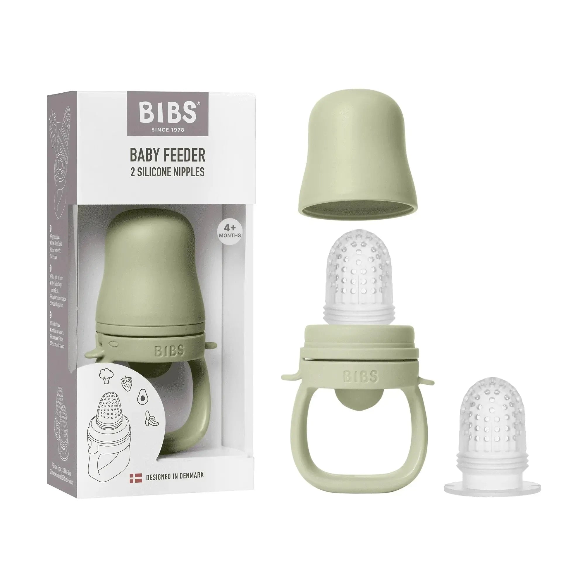 Baby Feeder - Sage-Nursery & Nurture-BIBS-The Bay Room