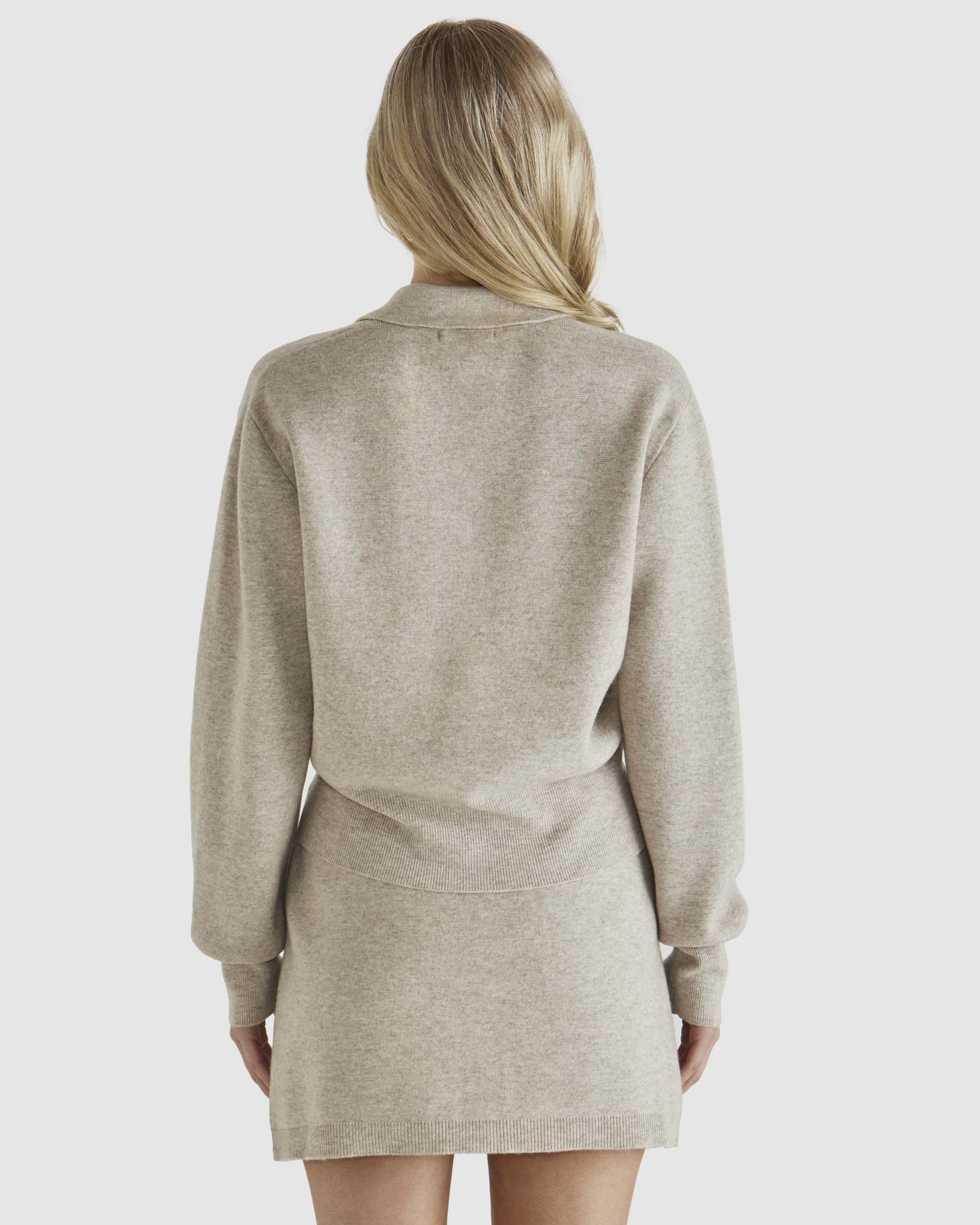 Baldwin Knit Jacket - Oatmeal-Jackets, Coats & Vests-SASS-The Bay Room