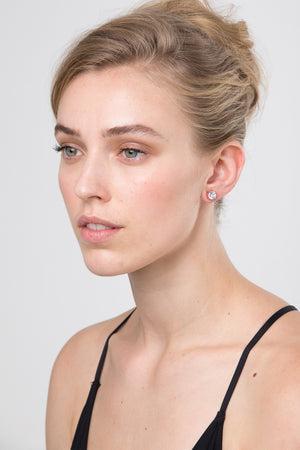 Ballet Silver Stud Earring-Jewellery-Liberte-The Bay Room