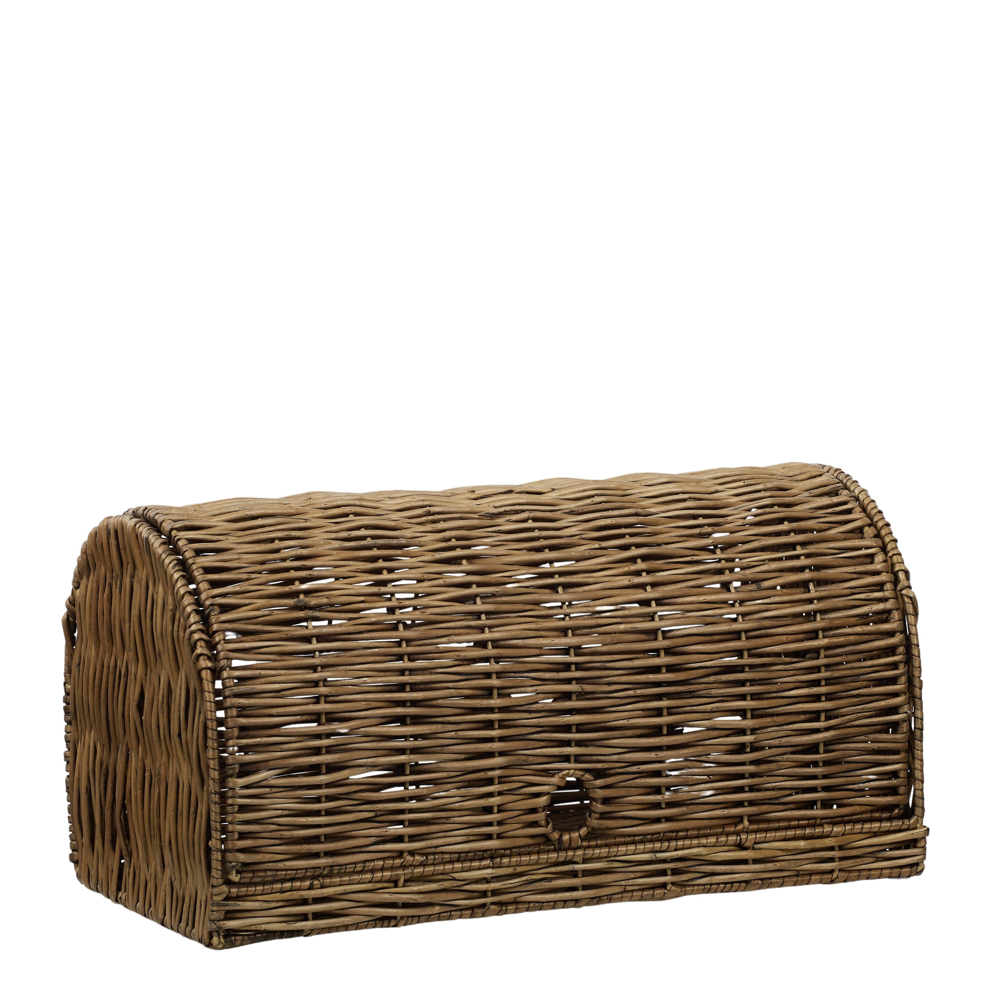 Ballina Willow Bread Bin 42x21cm - Natural/White-Kitchenware-Coast To Coast Home-The Bay Room