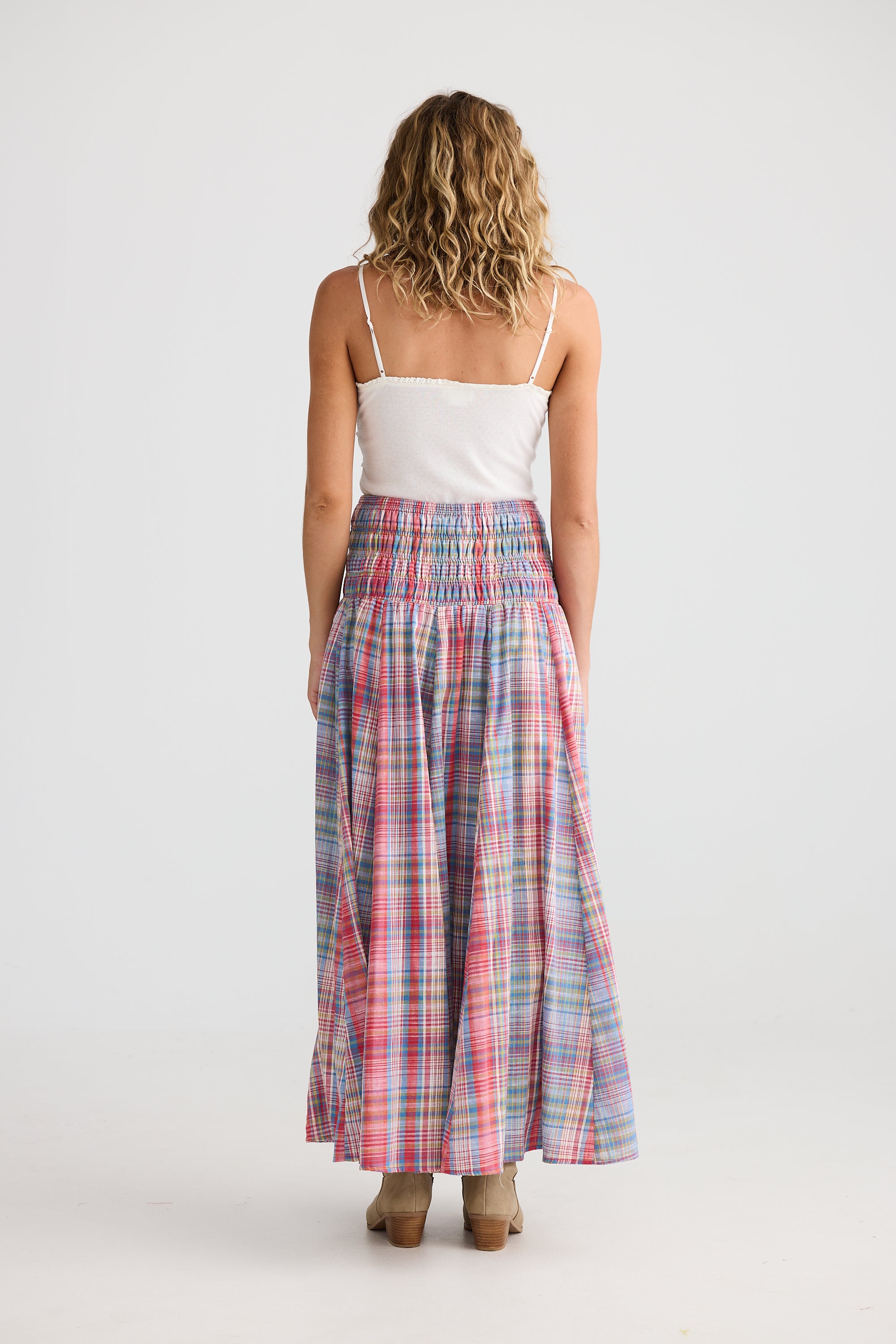 Balmoral Skirt - Picnic Check-Skirts-Talisman-The Bay Room