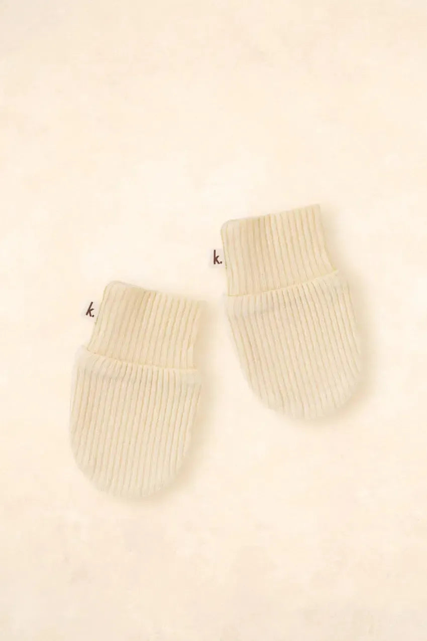 Bamboo Stretch Mittens-Nursery & Nurture-Kiin-Oat-The Bay Room