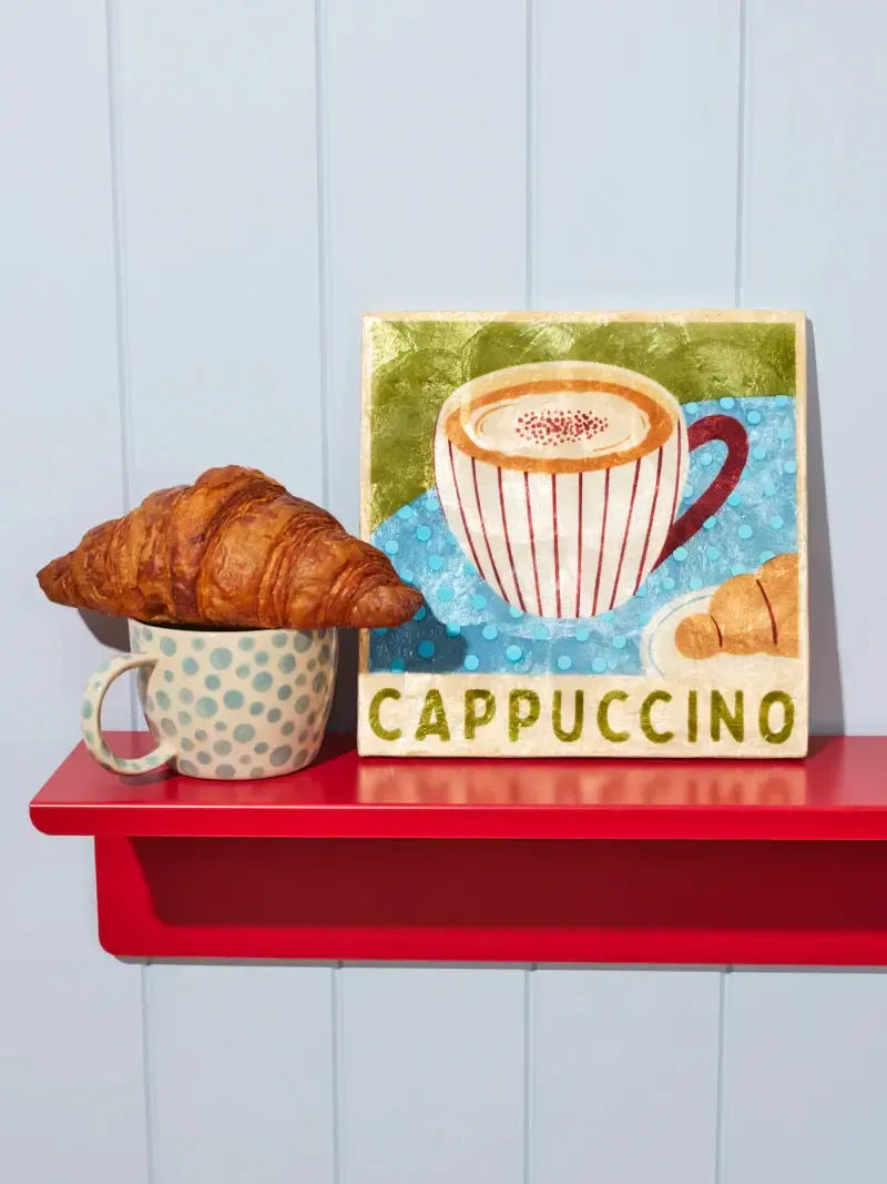 Barista Wall Art Cappuccino-Wall Decor-Jones & Co-The Bay Room