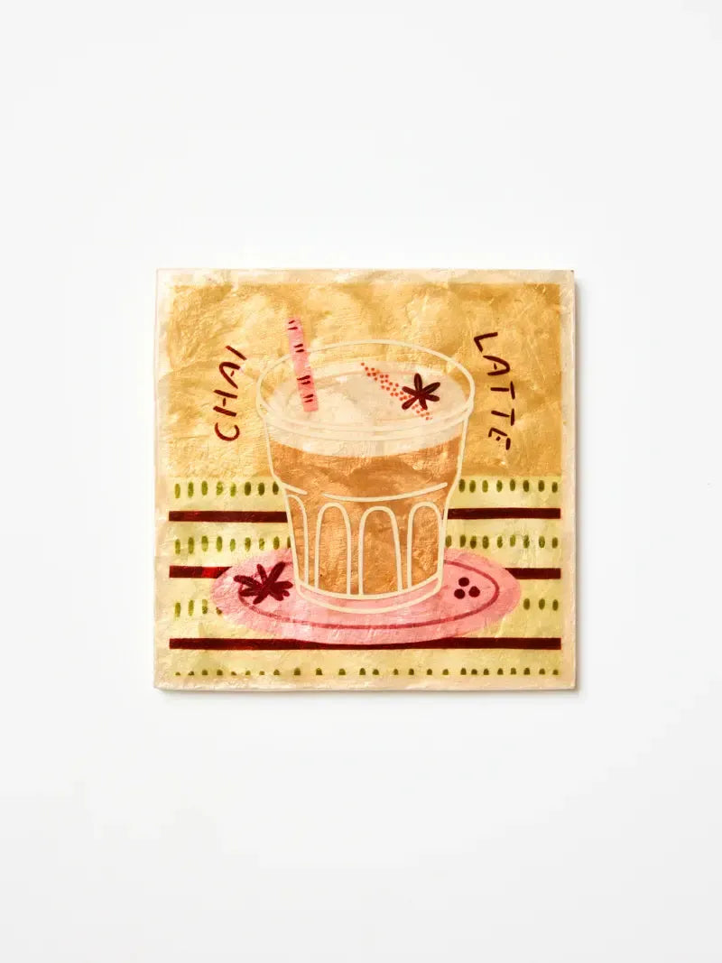 Barista Wall Art Chai Latte-Wall Decor-Jones & Co-The Bay Room