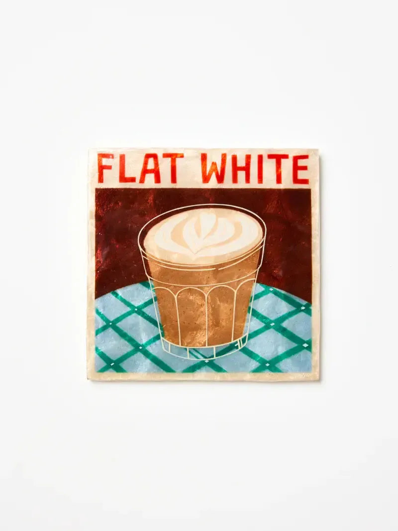 Barista Wall Art Flat White-Wall Decor-Jones & Co-The Bay Room