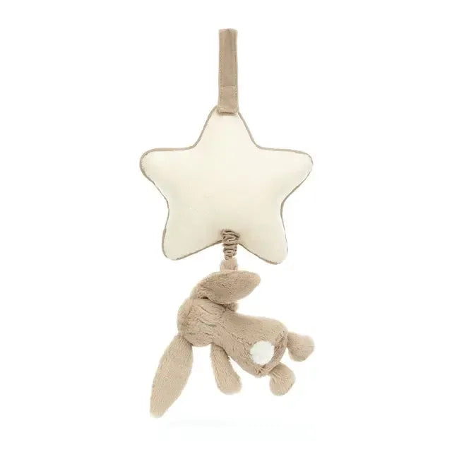 Bashful Beige Bunny Musical Pull-Toys-Jellycat-The Bay Room